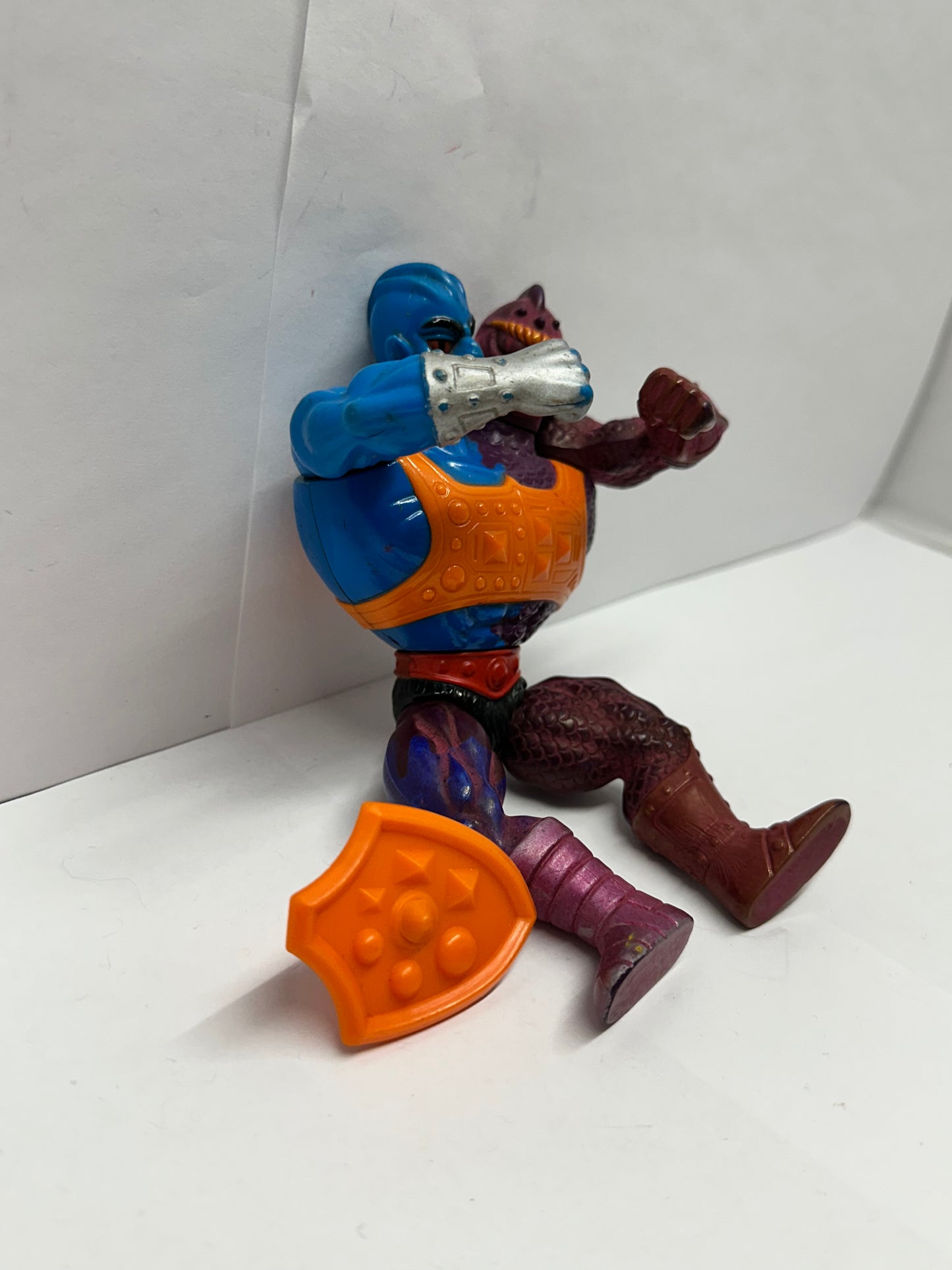 Two Bad Flat Back He-Man Masters of the Universe MOTU 1984 Vintage Complete #4