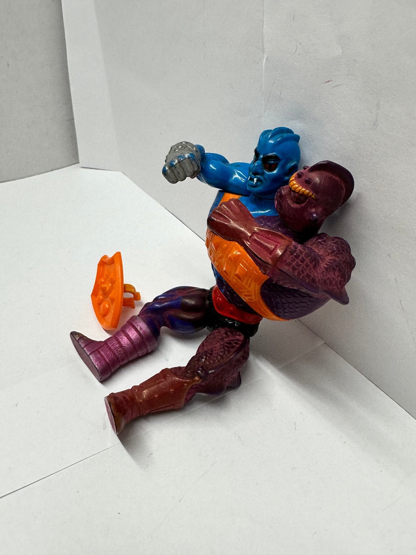 Two Bad Flat Back He-Man Masters of the Universe MOTU 1984 Vintage Complete #4