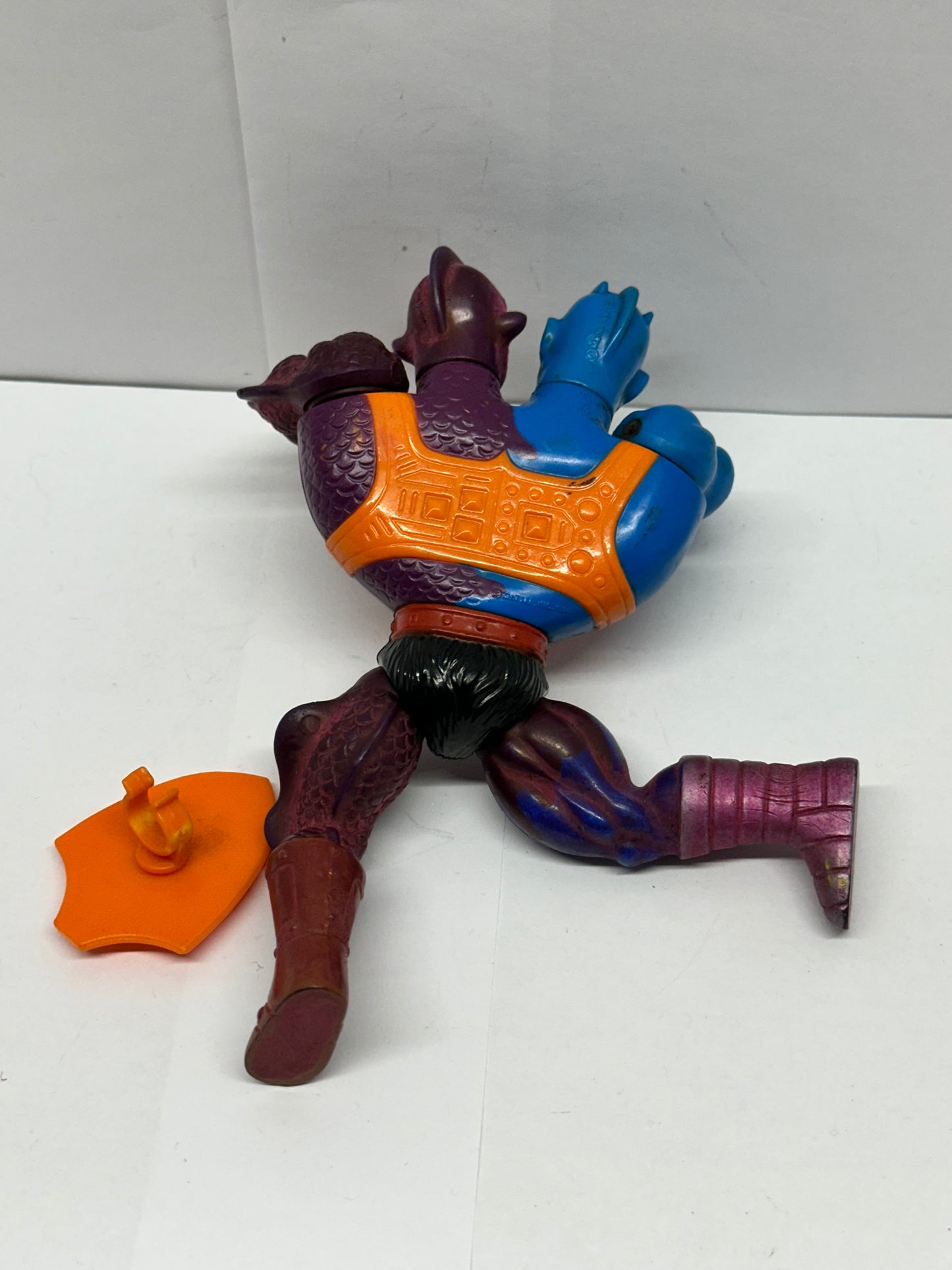 Two Bad Flat Back He-Man Masters of the Universe MOTU 1984 Vintage Complete #4