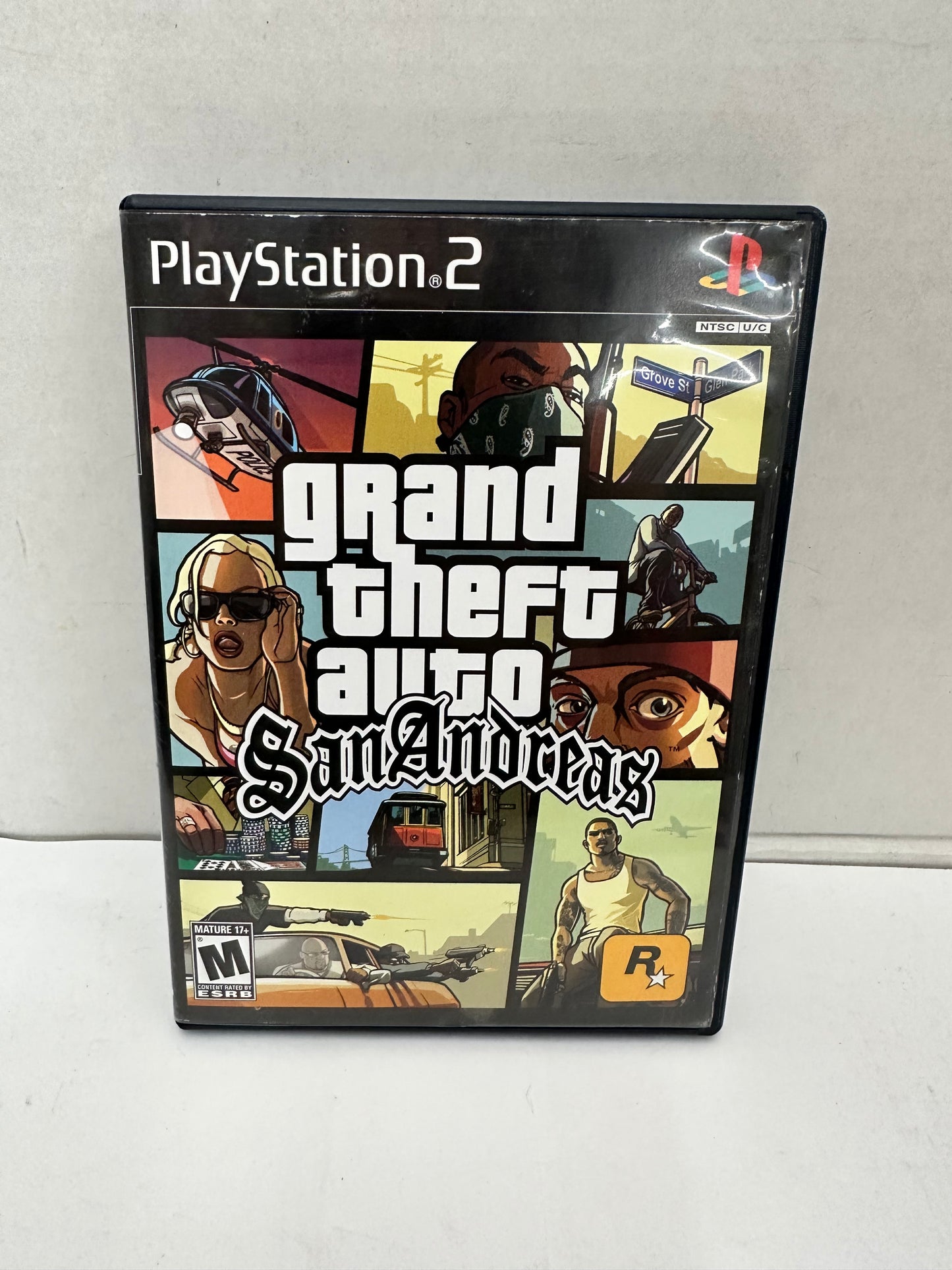 Grand Theft Auto GTA San Andreas Sony PlayStation PS2 Black Label Complete CIB