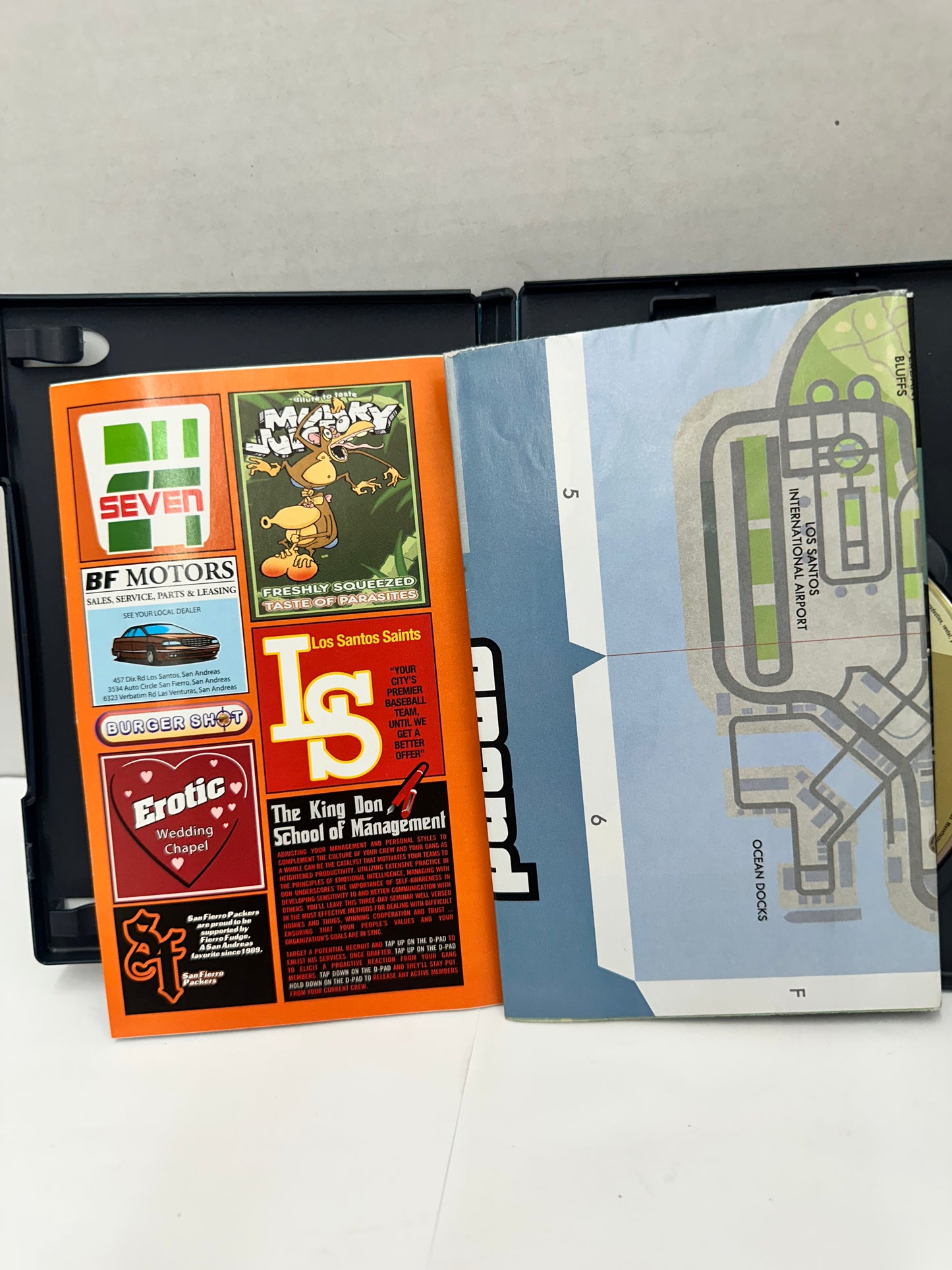 Grand Theft Auto GTA San Andreas Sony PlayStation PS2 Black Label Complete CIB