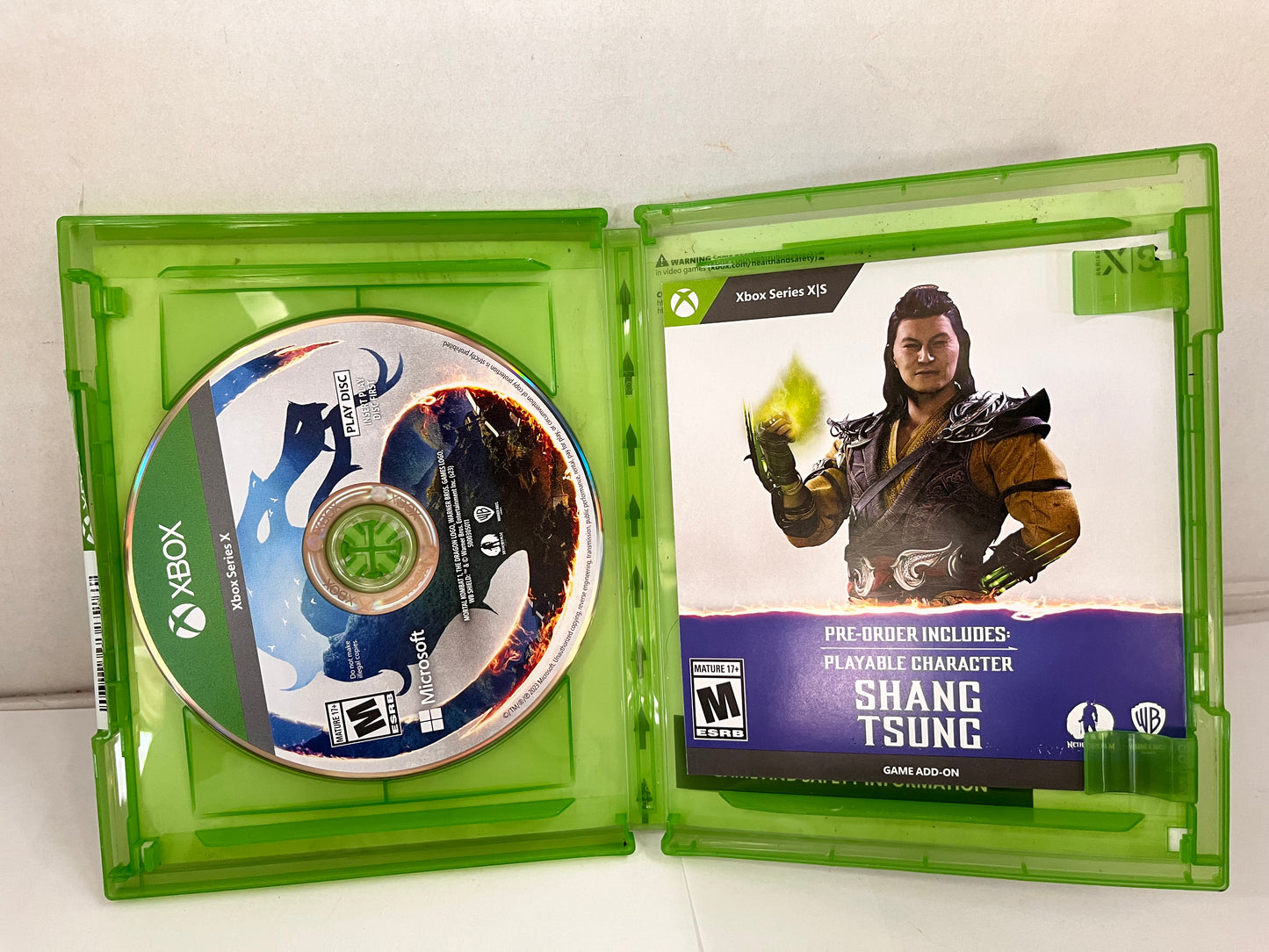 Mortal Kombat 1 Microsoft  Xbox Series X - 2 Disc Set Untested