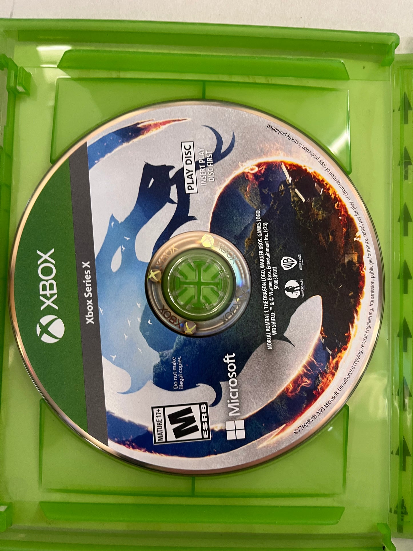 Mortal Kombat 1 Microsoft  Xbox Series X - 2 Disc Set Untested