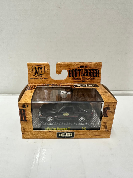 M2 Machines Bootlegger Lunati 1988 Ford Mustang GT 1:64 Black Diecast