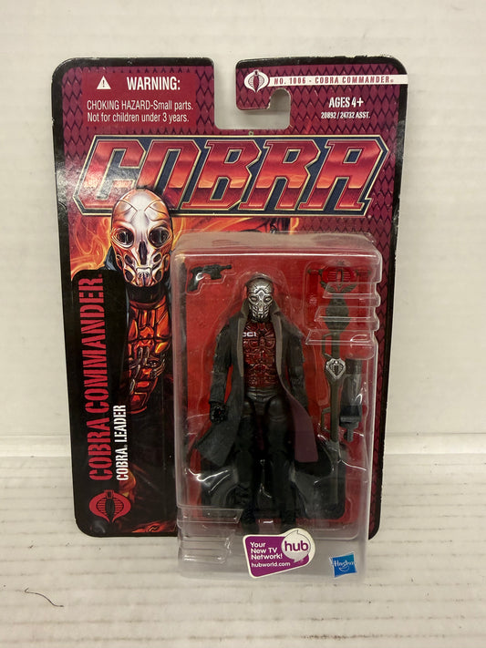 Sun Faded - G.I. Joe Pursuit of Cobra Leader COBRA COMMANDER 1066 Hasbro New Factory Sealed
