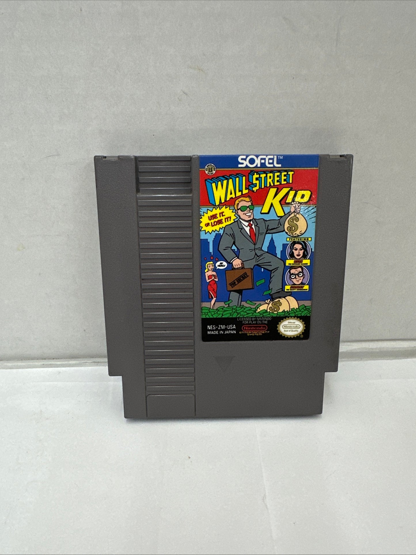Wall Street Kid (Nintendo Entertainment System, NES 1990) Tested & Working