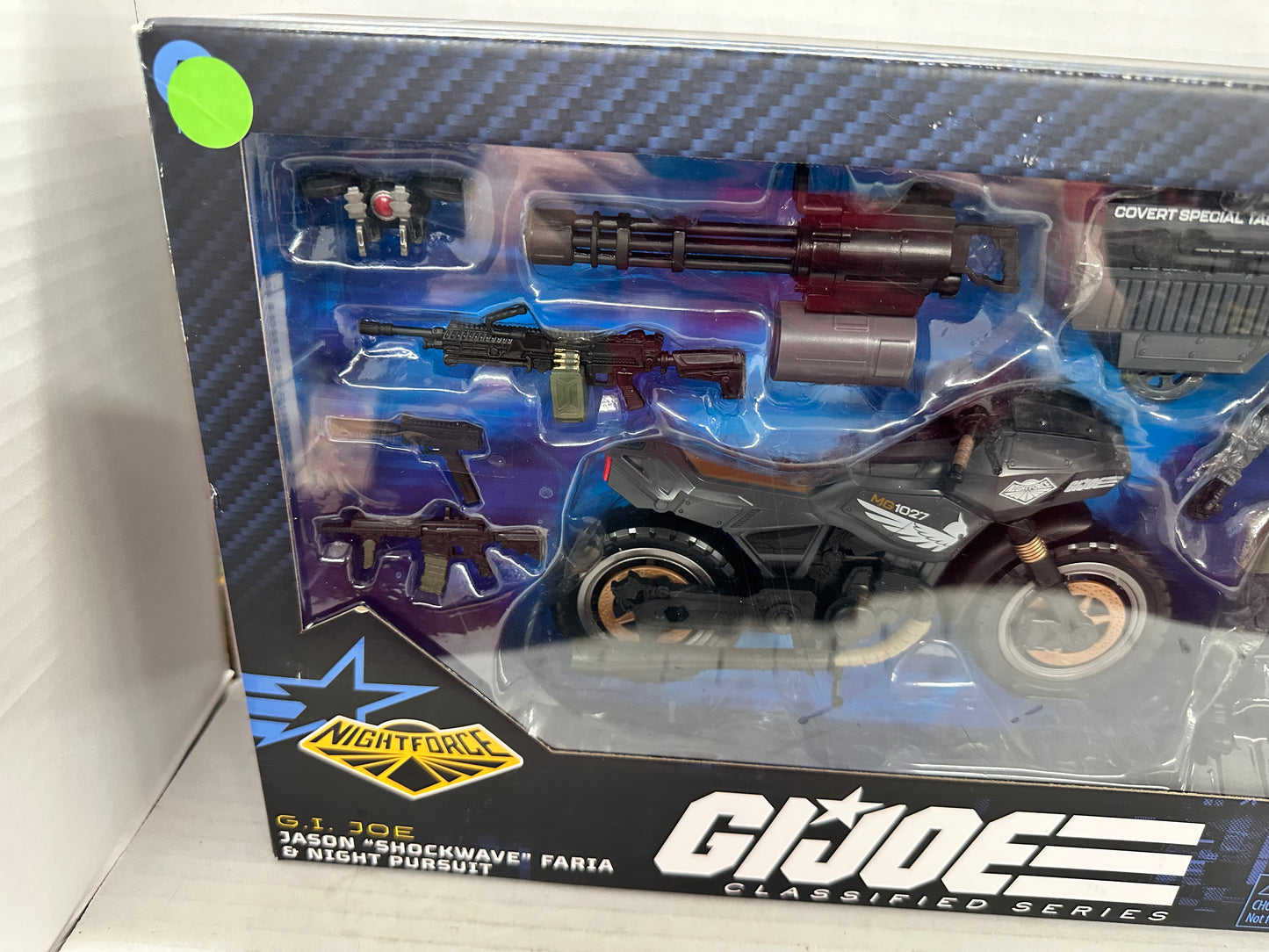 GI Joe Classified Series #127 Night Force Jason Shockwave Faria & Night Pursuit