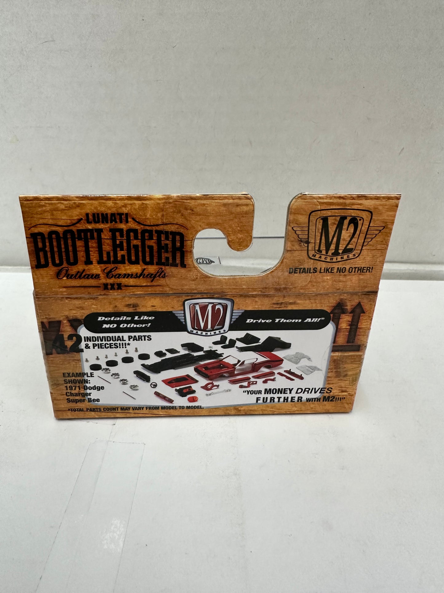 M2 Machines 1:64 1955 Chevrolet Bel Air Bootlegger Lunati Black WMTS01