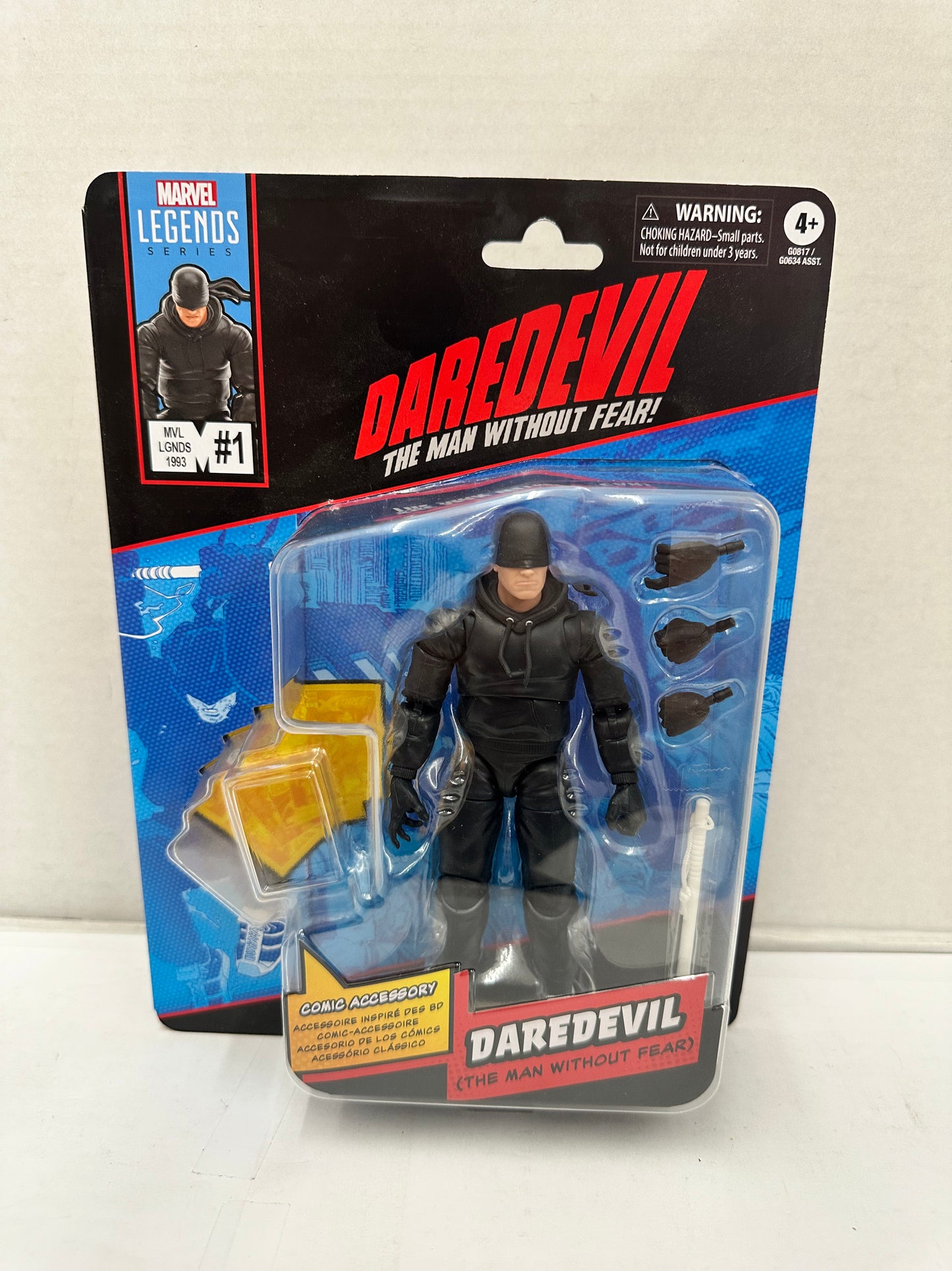 Marvel Legends Comic 6'' DAREDEVIL (Man Without Fear) #1 Figure Hasbro