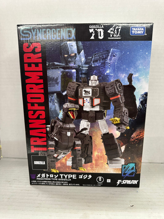 Transformers x Godzilla Synergenex Series Megatron Type Godzilla - New & Sealed