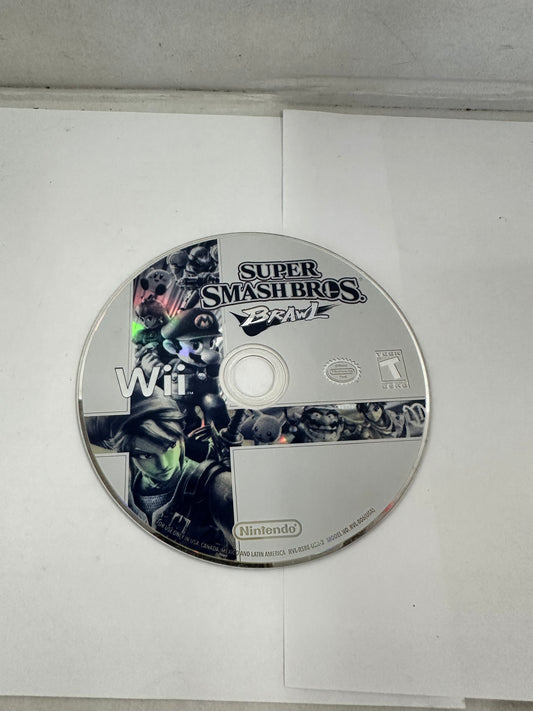 Super Smash Bros Brawl (2008) Nintendo Wii Game Untested Disc Only No Case