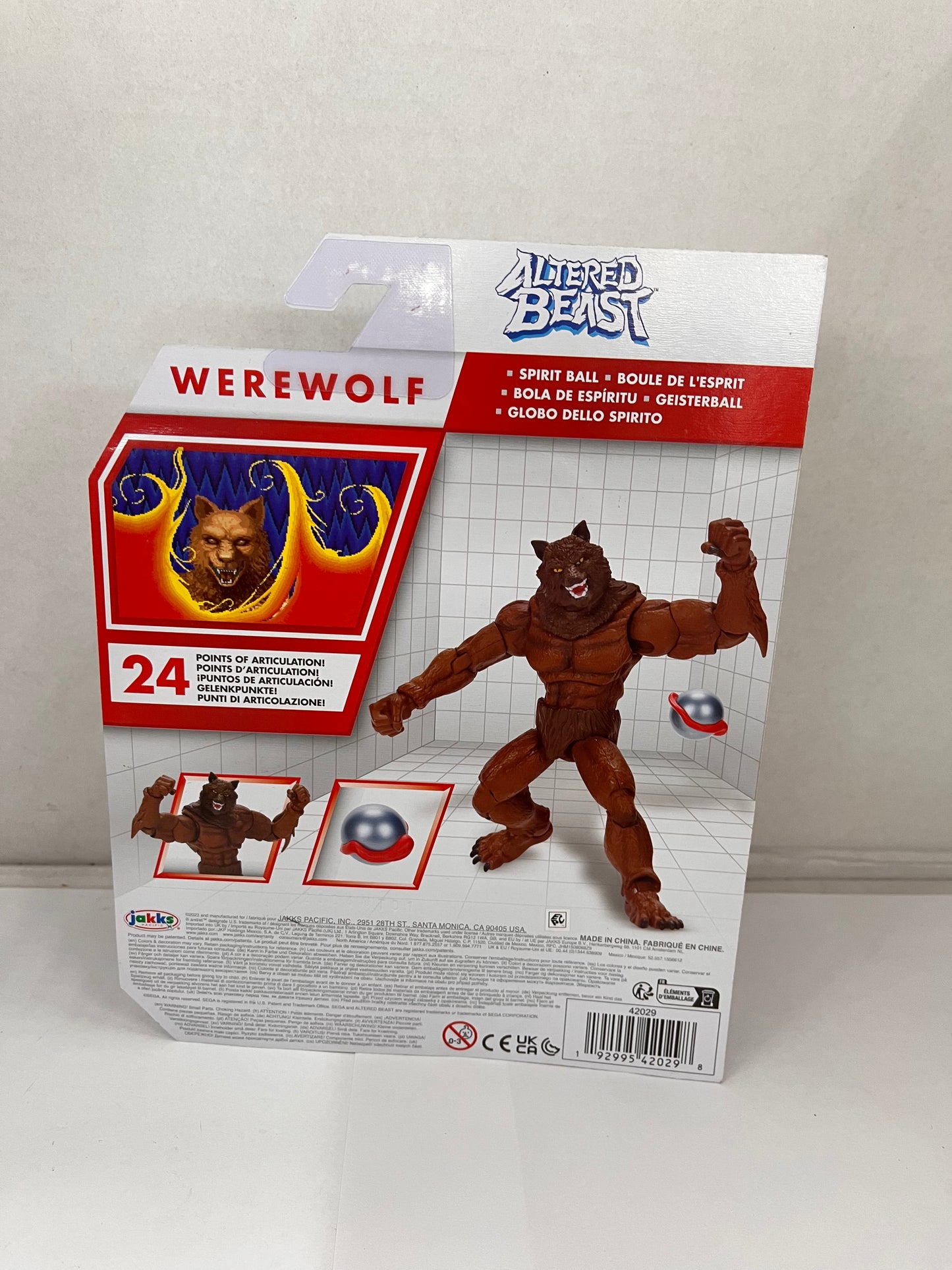 New In Box Altered Beast Werewolf with Spirit Ball 5" Figure