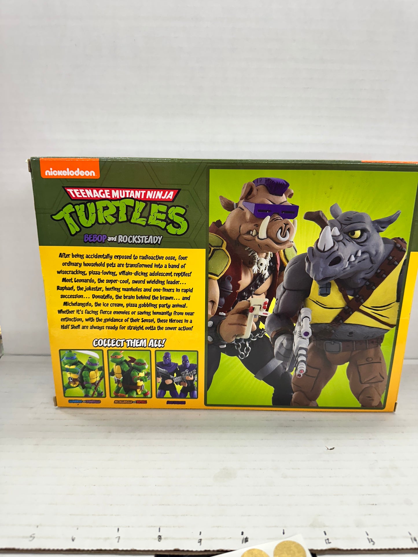 NECA TMNT Teenage Mutant Ninja Turtles Bebop and Rocksteady Action Figure 2 Pack