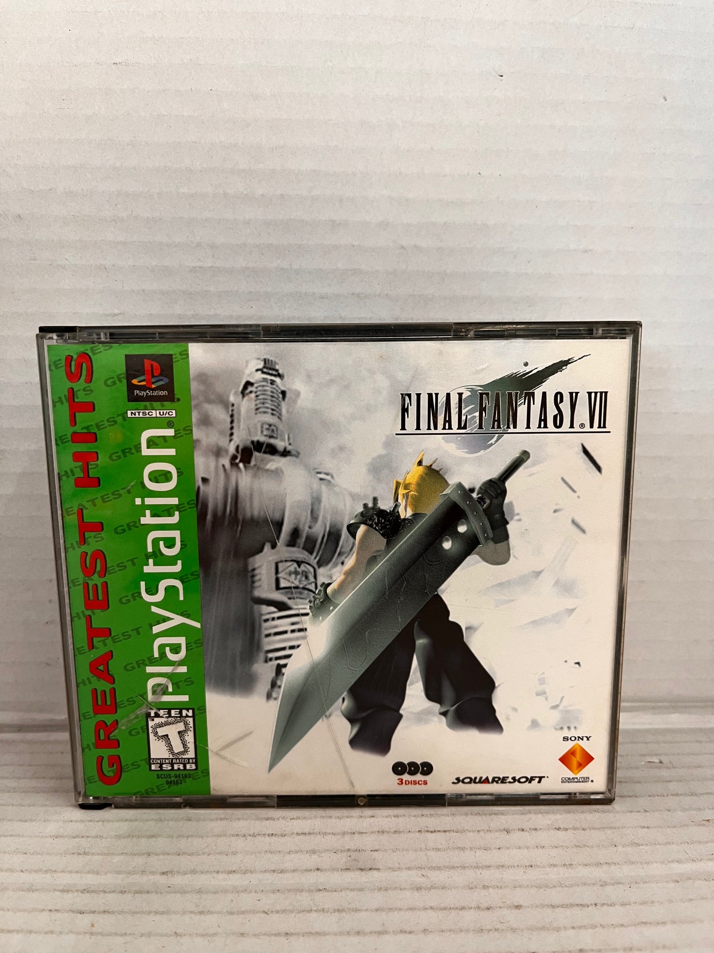 PS1 Final Fantasy VII (Sony PlayStation 1) No Manual - Missing Disc 1