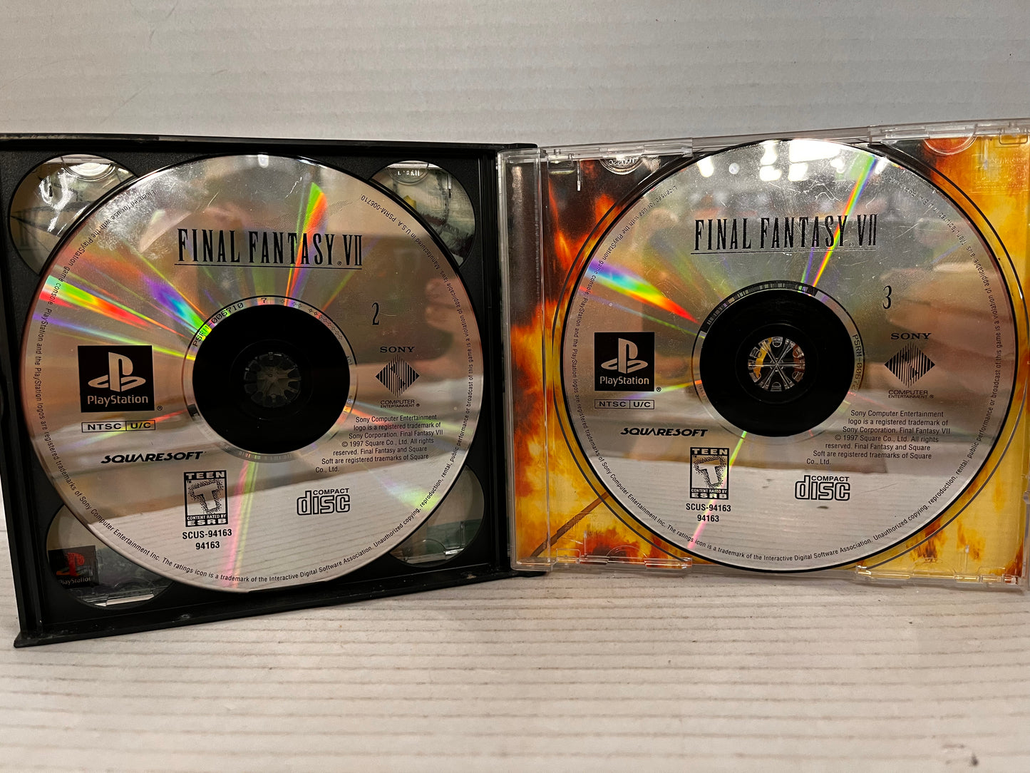 PS1 Final Fantasy VII (Sony PlayStation 1) No Manual - Missing Disc 1