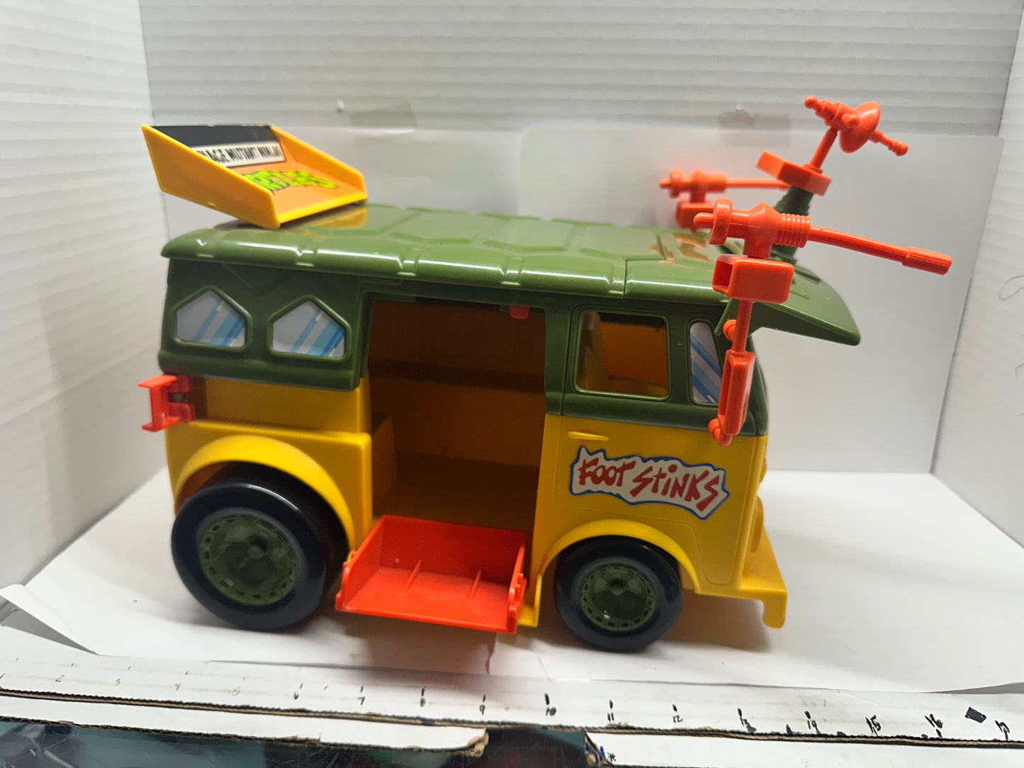 Vintage 1989 Teenage Mutant Ninja Turtles TMNT Party Wagon Van Bus Incomplete