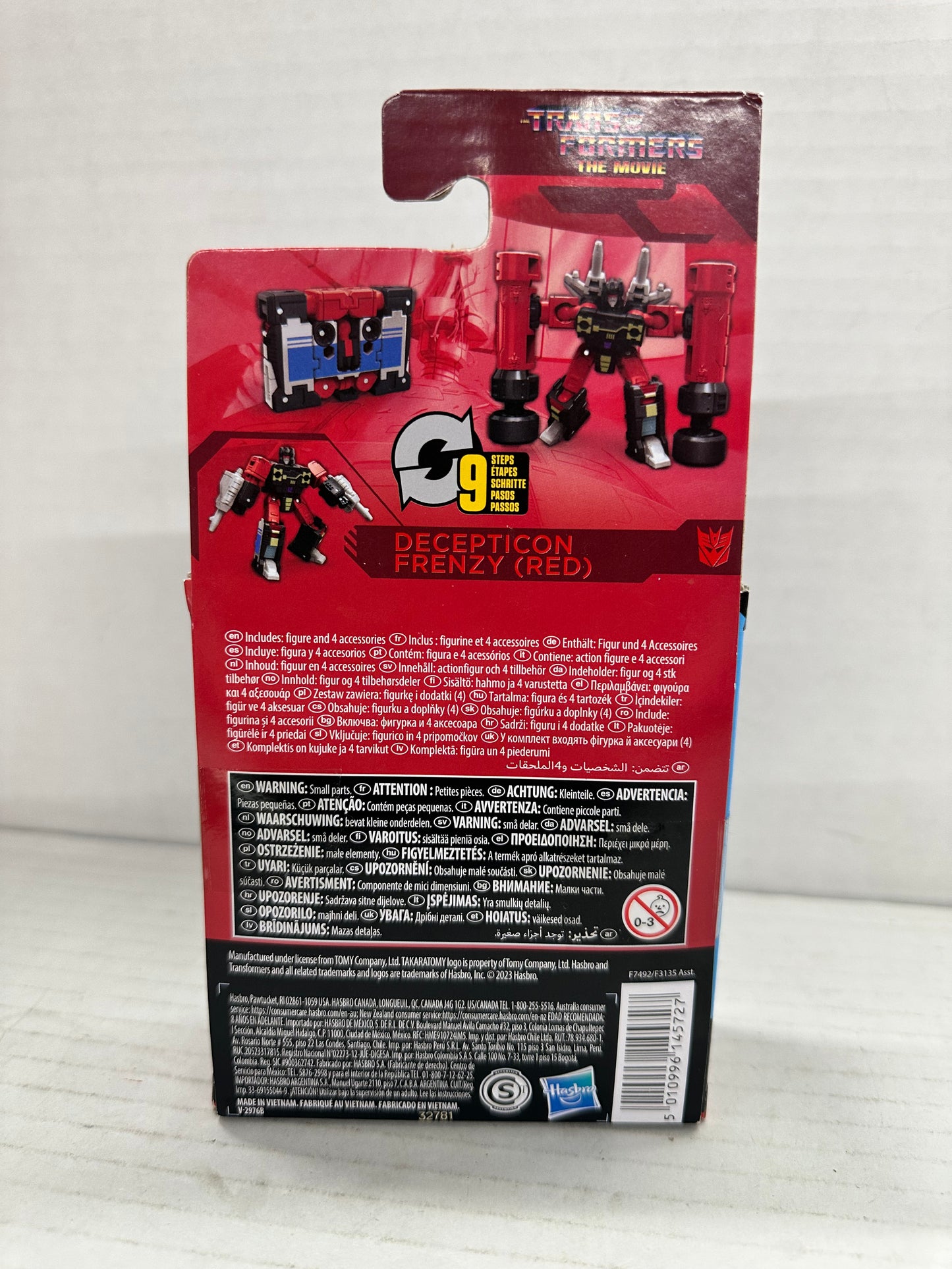 Transformers Studio Series 86 Core Class Frenzy Red Cassette Hasbro 2023 New