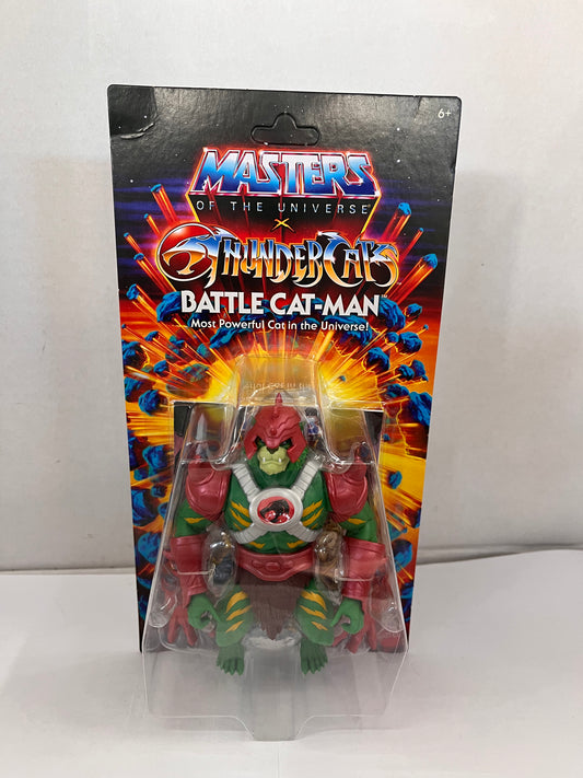 Masters of the Universe x Thundercats BATTLE CAT-MAN MOTU Origins 6" Unpunched