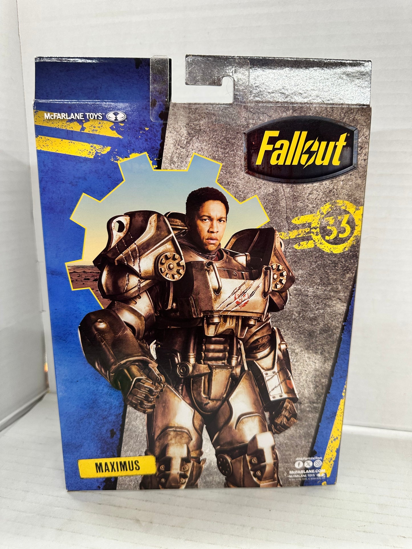 McFarlane Toys Fallout Maximus 7” Inch Action Figure 2025 New Sealed