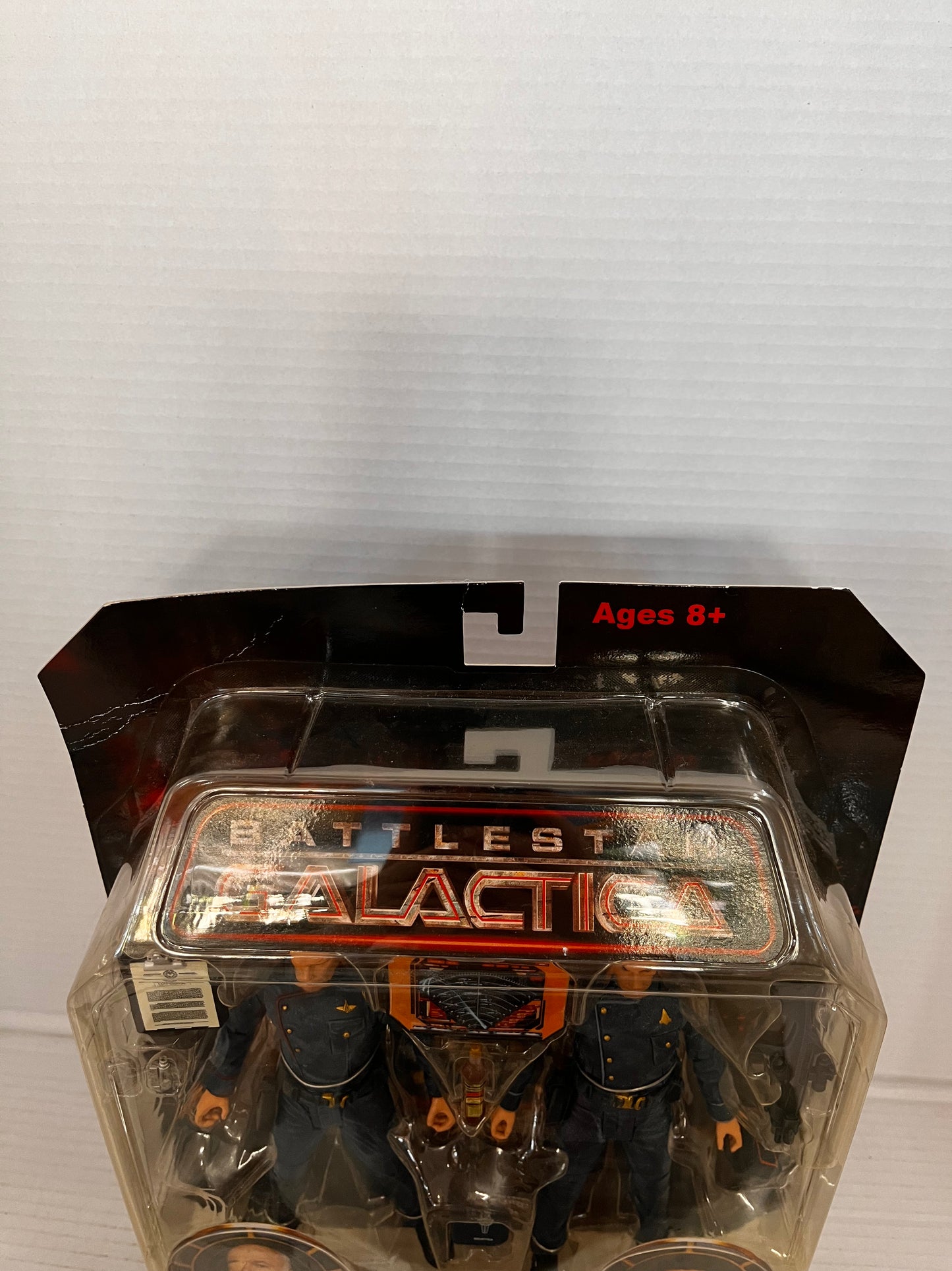 Battlestar Galactica Two Pack Figurines Of Tigh And Gaeta