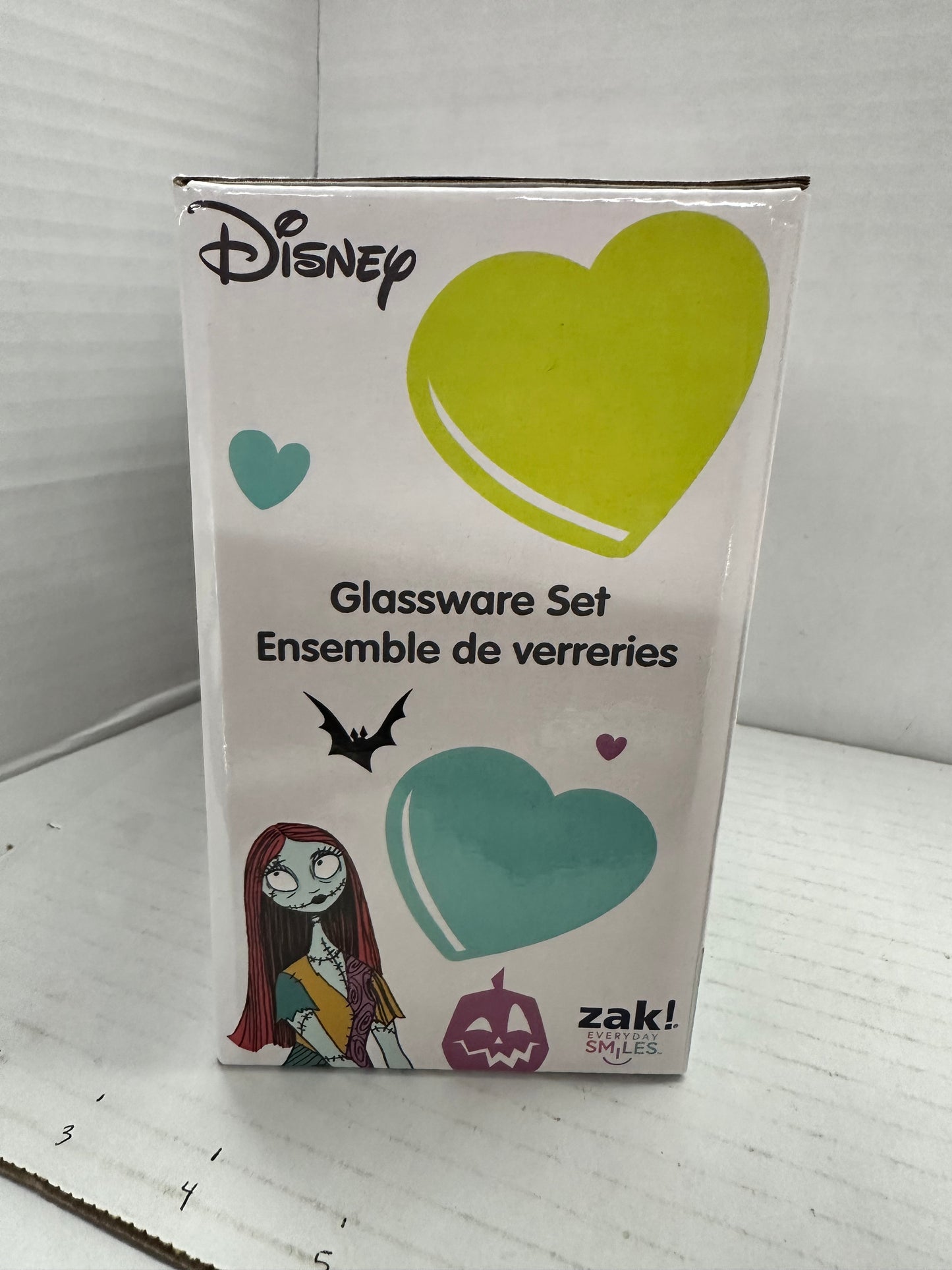 Zak Designs Nightmare before Christmas 2Pk Glass
