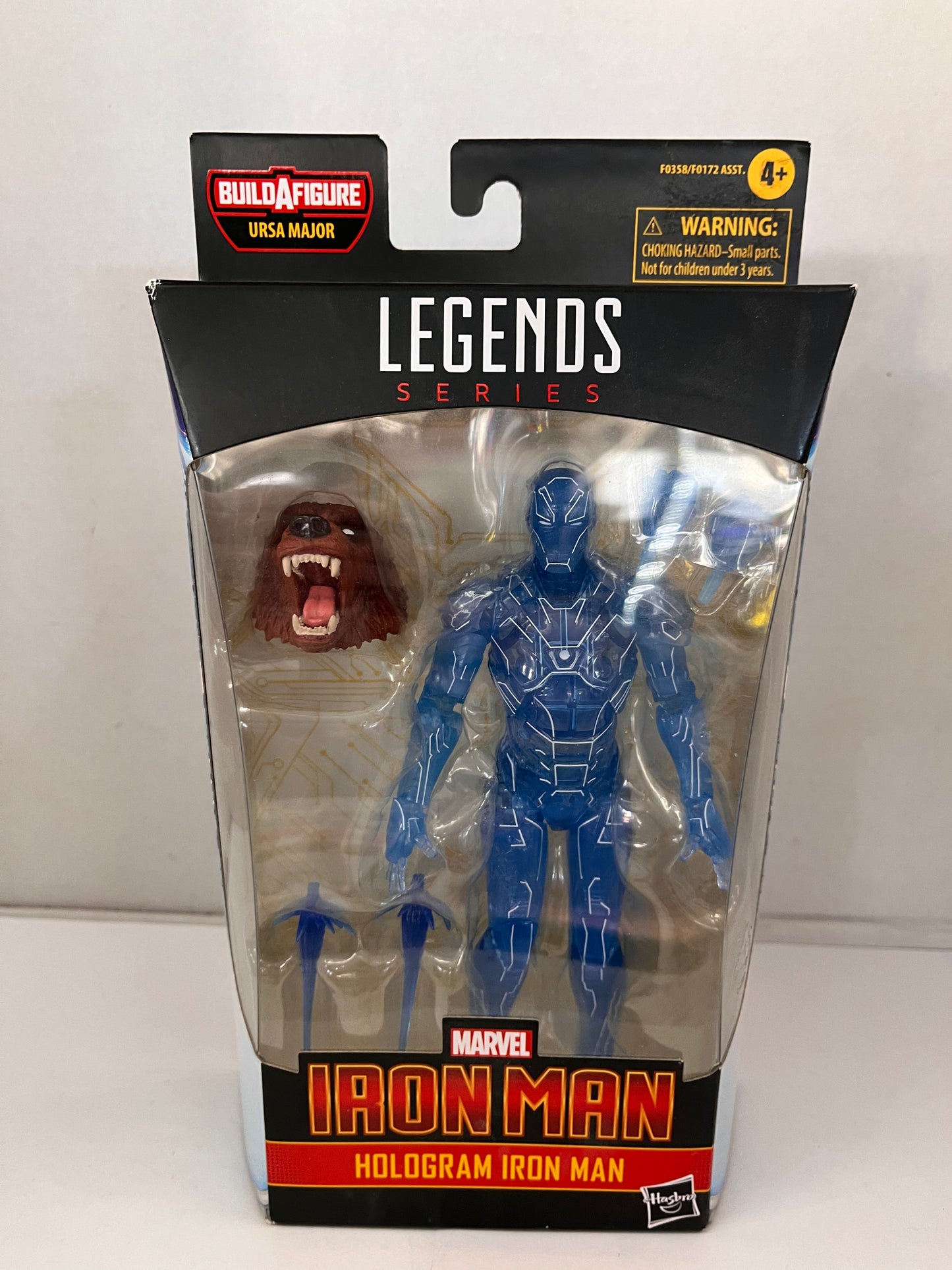 Marvel Legends Comic Hologram Iron Man 6-Inch Action Figure (Ursa Major BAF)