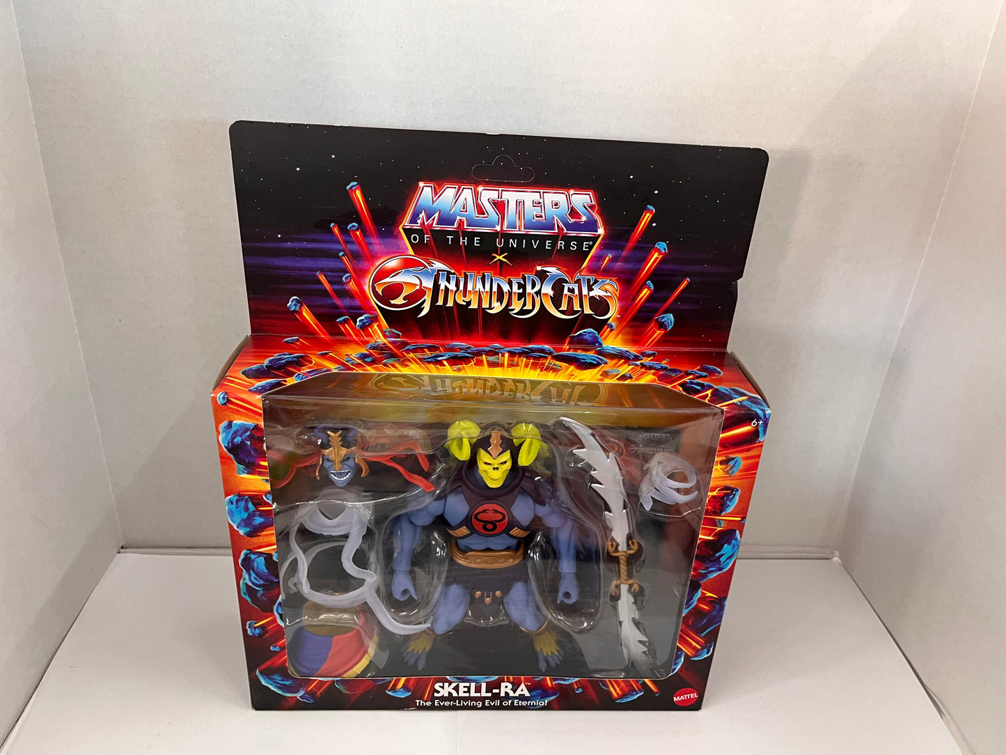 Masters Of The Universe X Thundercats Skell-Ra Figure Unpunched NEW from Mattel