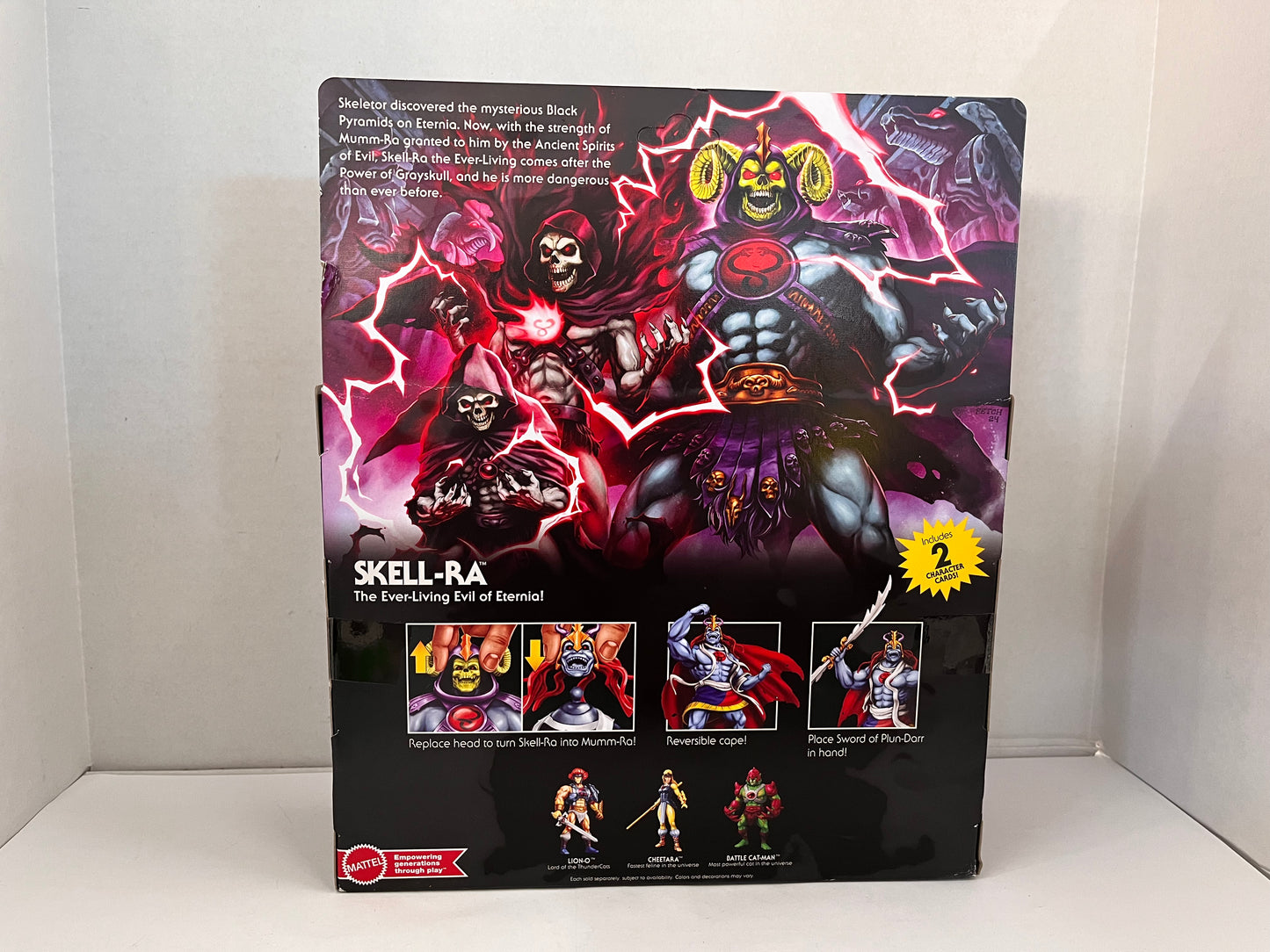 Masters Of The Universe X Thundercats Skell-Ra Figure Unpunched NEW from Mattel