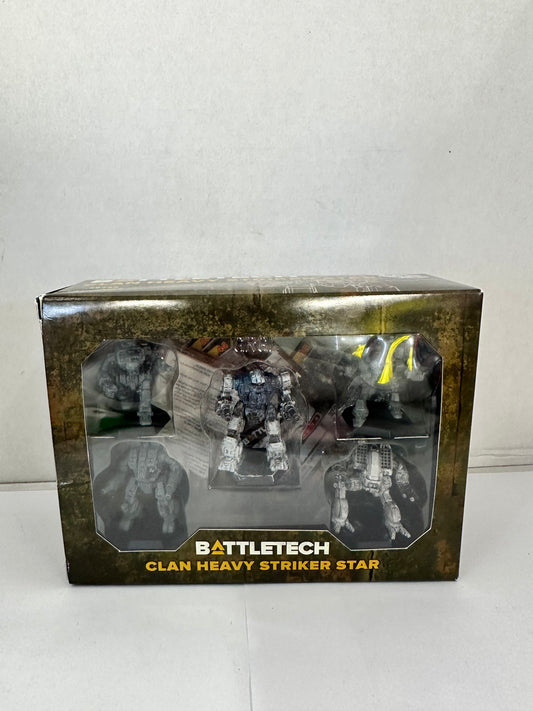 Battletech Clan Heavy Striker Star Miniatures Pack Catalyst