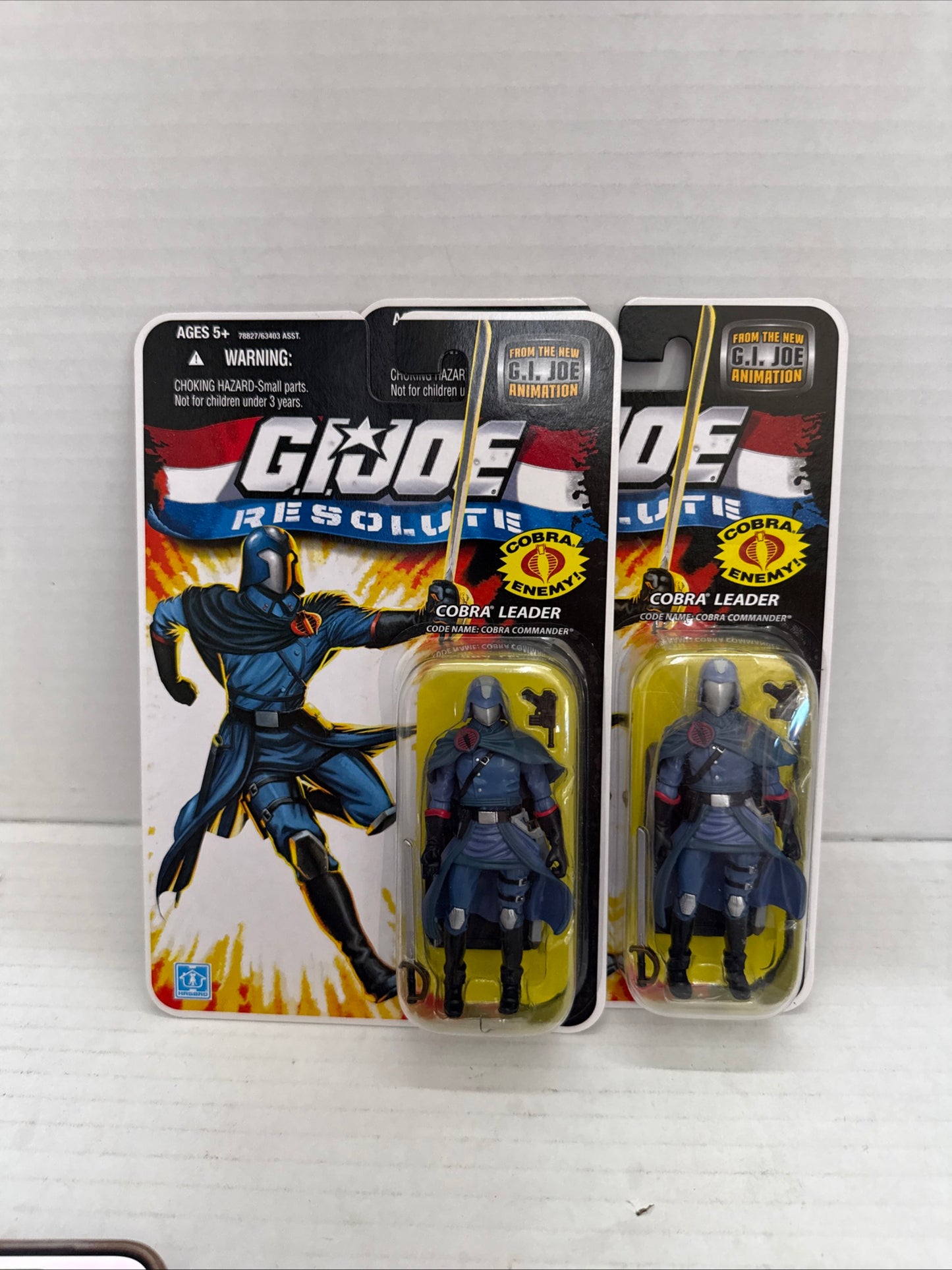 GI Joe 25th Anniversary Animated Resolute Cobra Commander, 2008, New