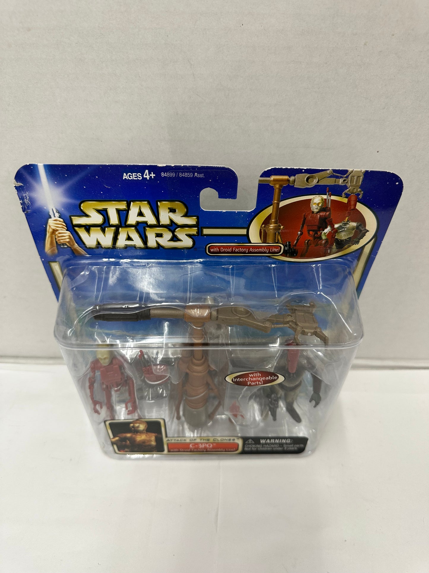Star Wars Saga Attack of the Clones C-3PO Droid Factory Assembly Line NEW