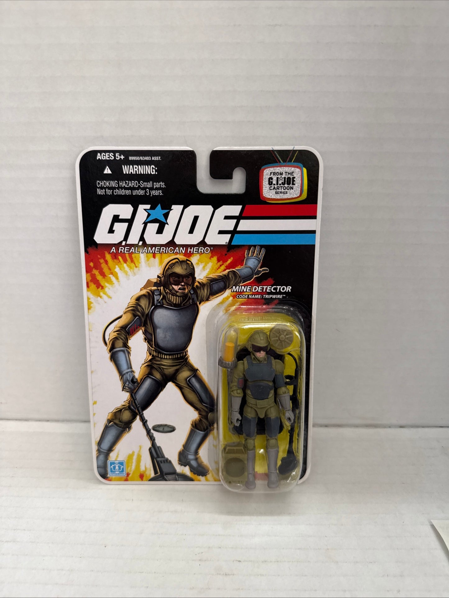 GI Joe Cartoon Series Mine Detector Tripwire MOC 2008 Hasbro