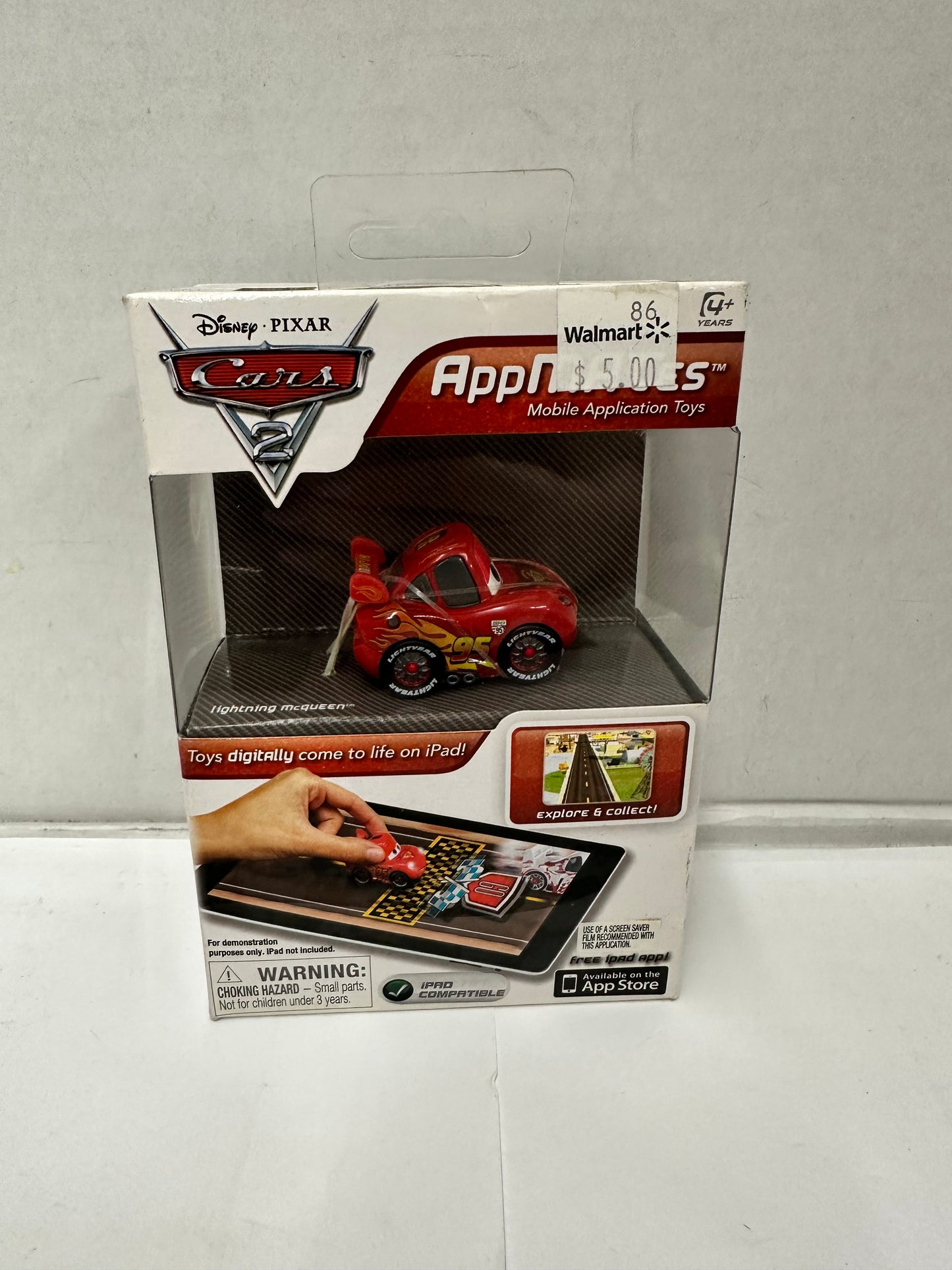 Disney Pixar Cars 2 AppMATes Single Pack Lightning McQueen iPad Compatible