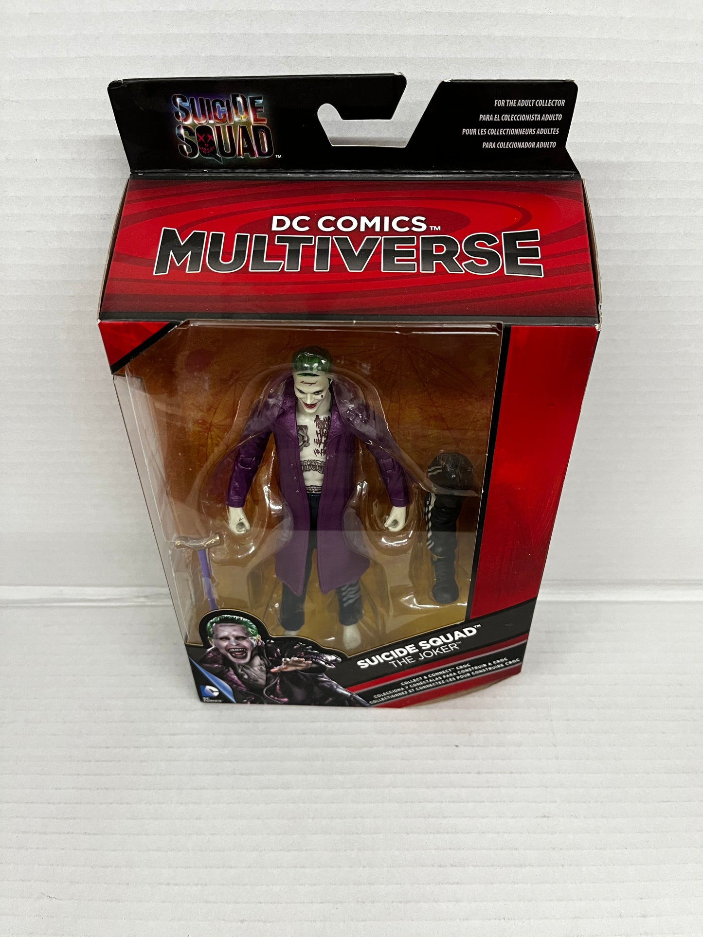2016 Mattel DC Comics Multiverse Suicide Squad The Joker 6" Figure BAF CROC NIB