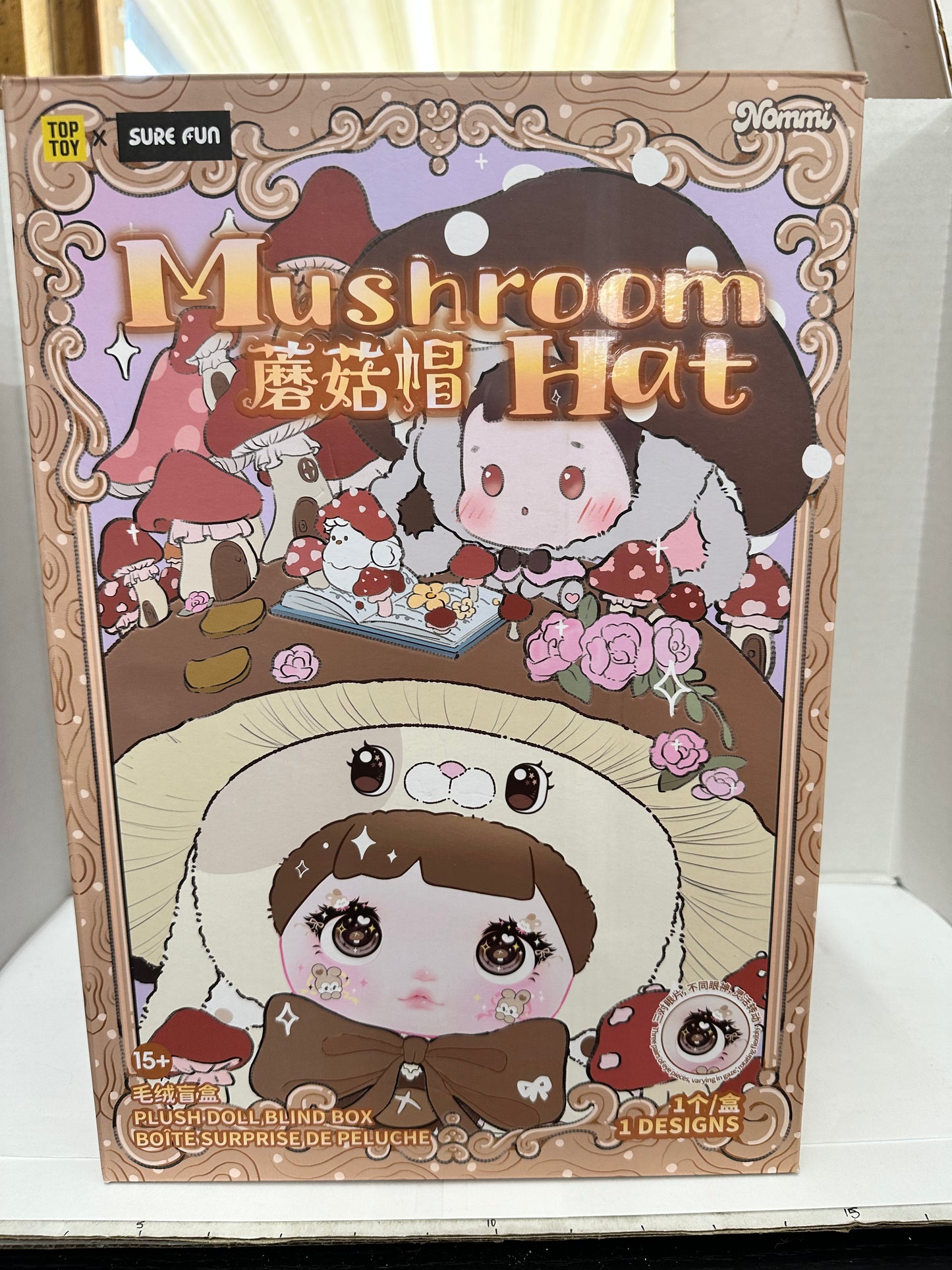 NOMMI Mushroom Hat Series 400% BLIND BOX Jade