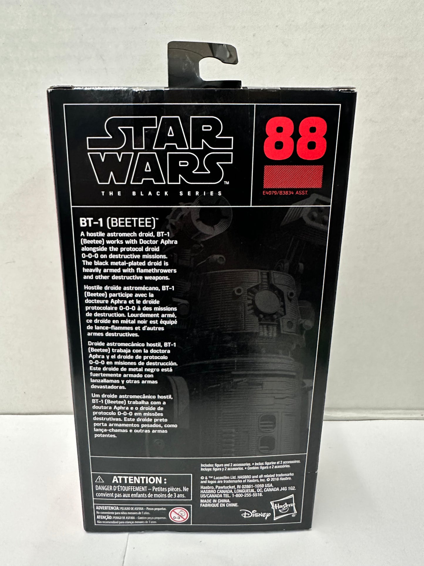 Star Wars Black Series #88 BT-1  BEETEE DR. APHRA'S DROID HEAVILY ARMED