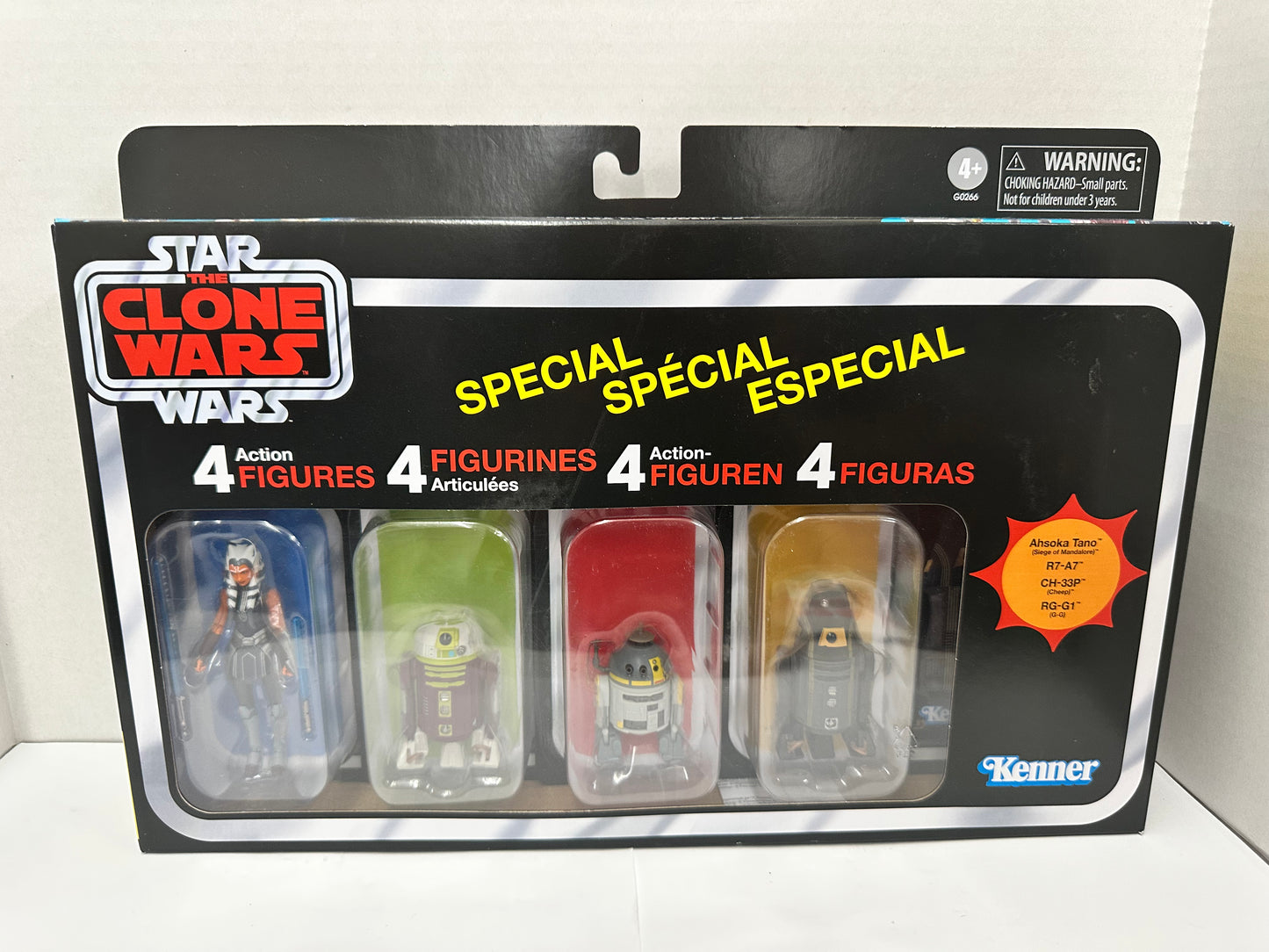 Star Wars Vintage Kenner Collection Escape Order 66 4 Pack Ahsoka Droids New