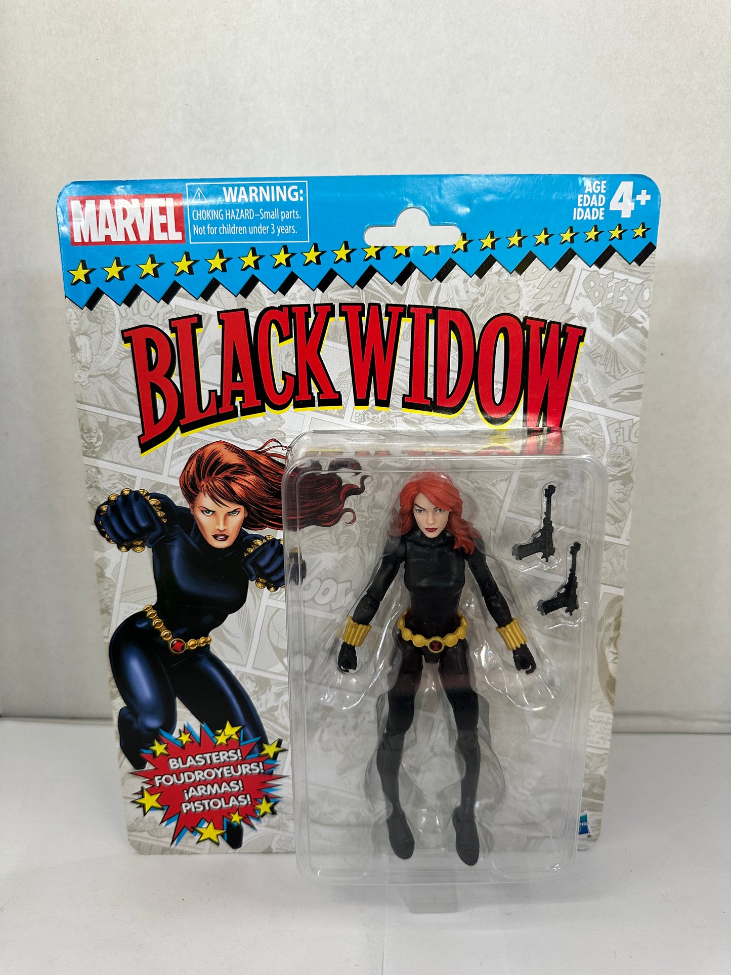Marvel Legends Super Heroes Vintage 6" Wave 1 Black Widow Hasbro