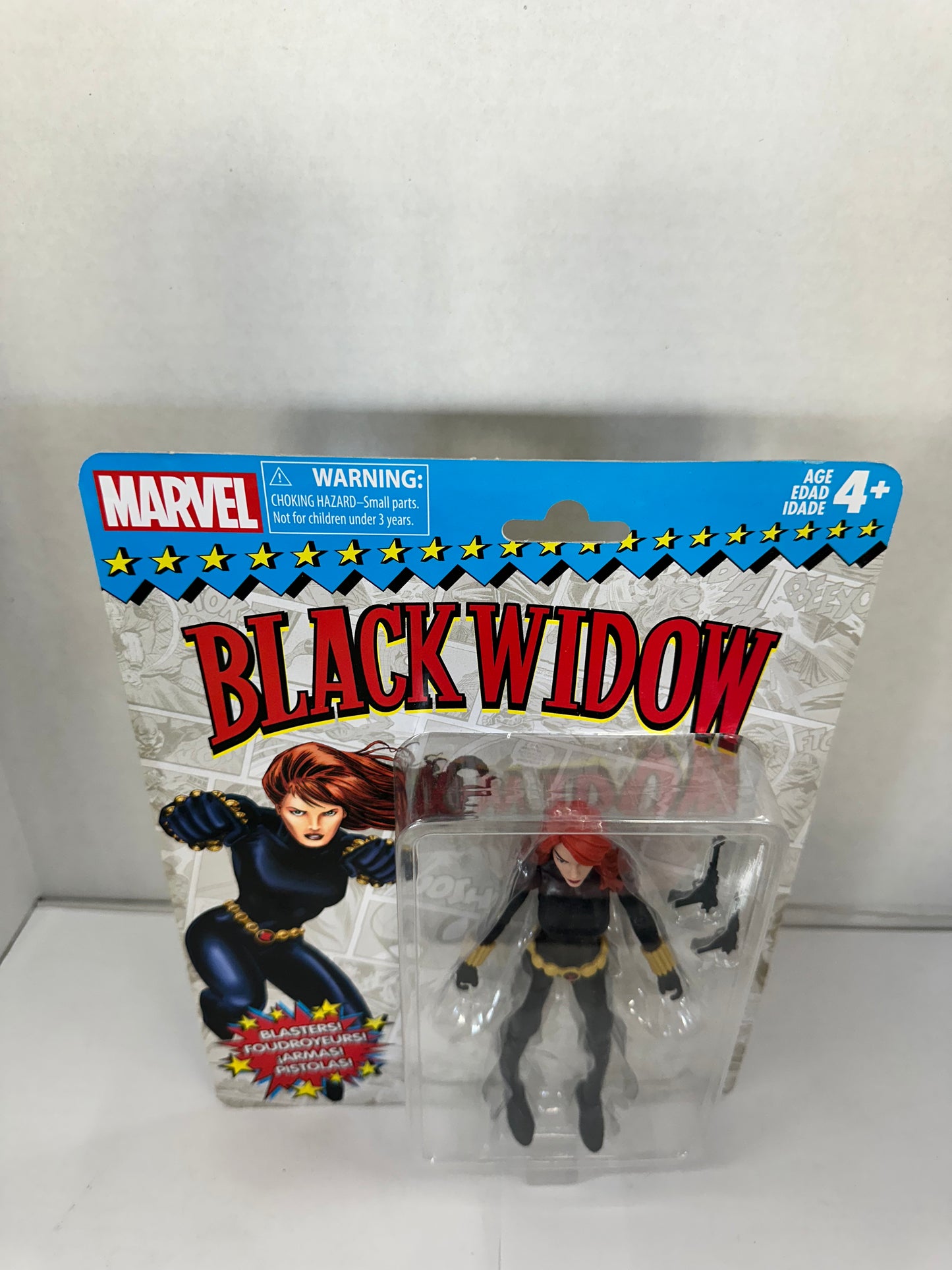Marvel Legends Super Heroes Vintage 6" Wave 1 Black Widow Hasbro