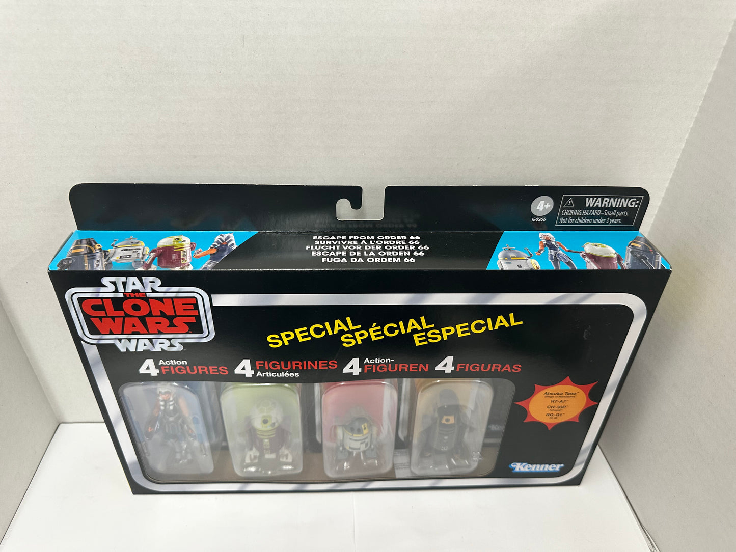 Star Wars Vintage Kenner Collection Escape Order 66 4 Pack Ahsoka Droids New
