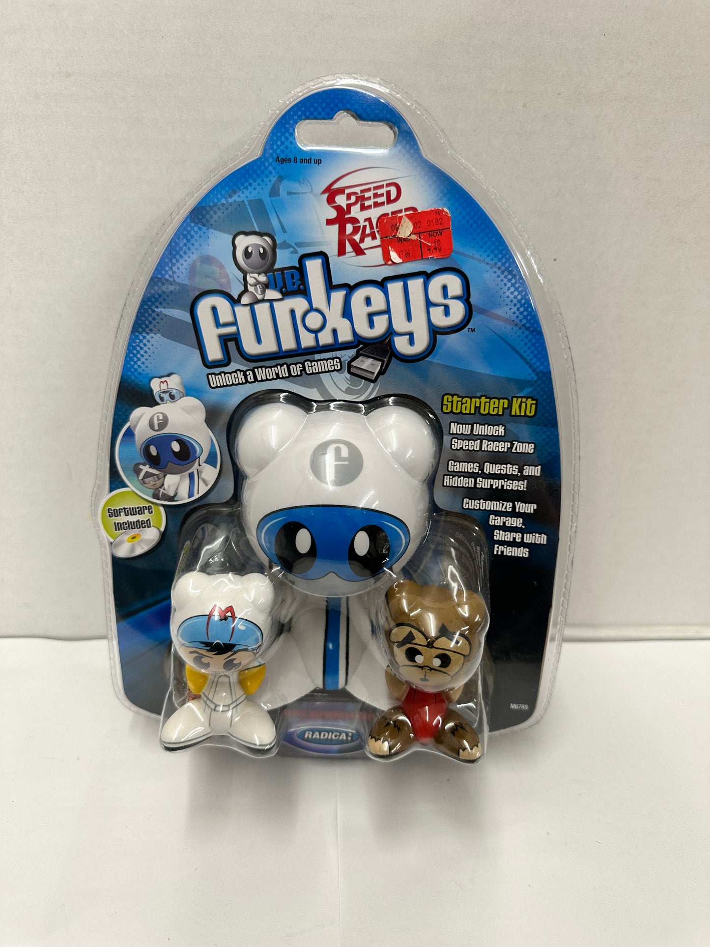 UB Funkeys Starter Kit Speed Racer With Chim Chim 2007 Mattel Radica NEW Sealed