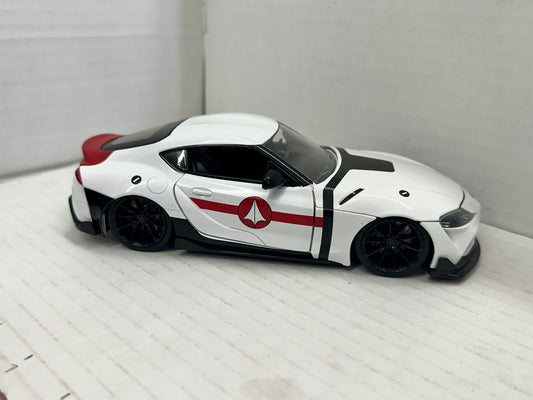 JADA 2020 TOYOTA SUPRA WHITE ROBOTECH 1/24 DIECAST 33685