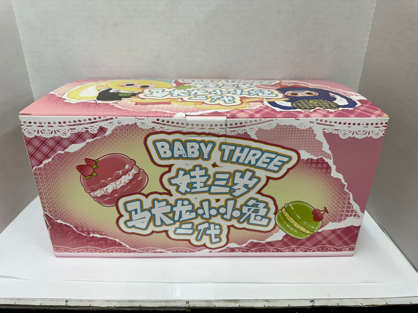 Baby Three Rabbit Macaron Cute Bunny V2 Plush Blind Box Full Case 6 Boxes