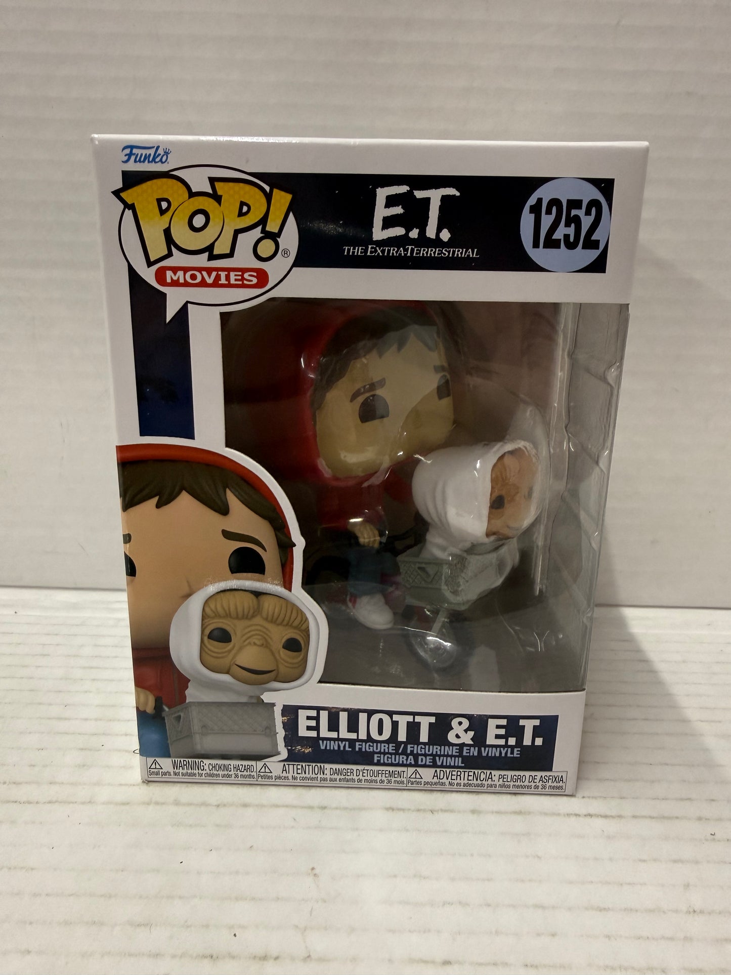 Funko Pop! Movies E.T. - ELLIOTT & ET #1252 Vinyl Figure - New!