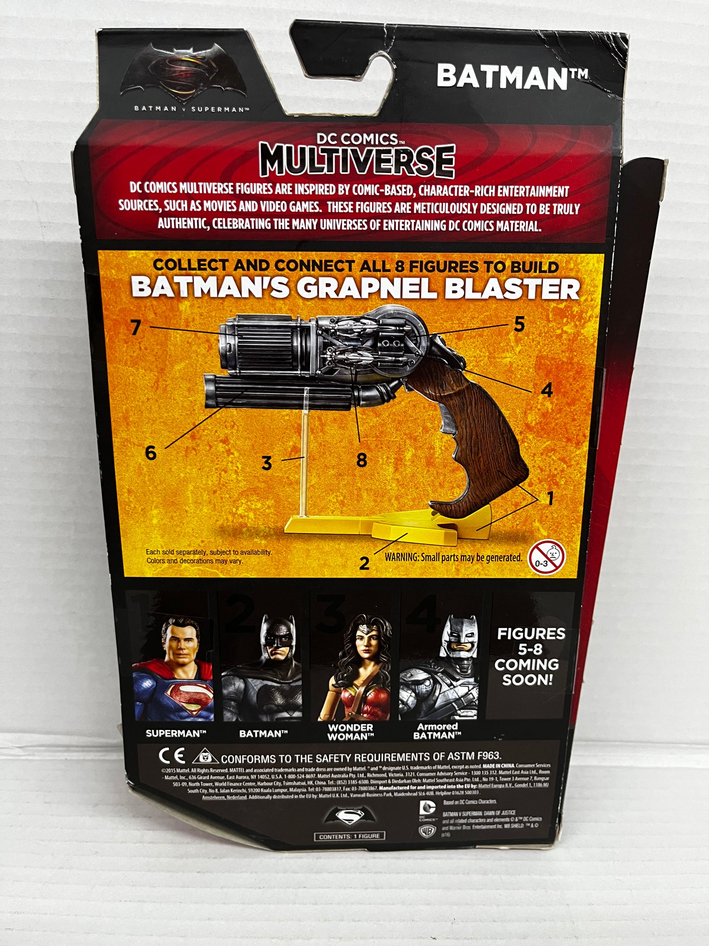 DC COMICS MULTIVERSE BATMAN v SUPERMAN MOVIE BATMAN 6" ACTION FIGURE