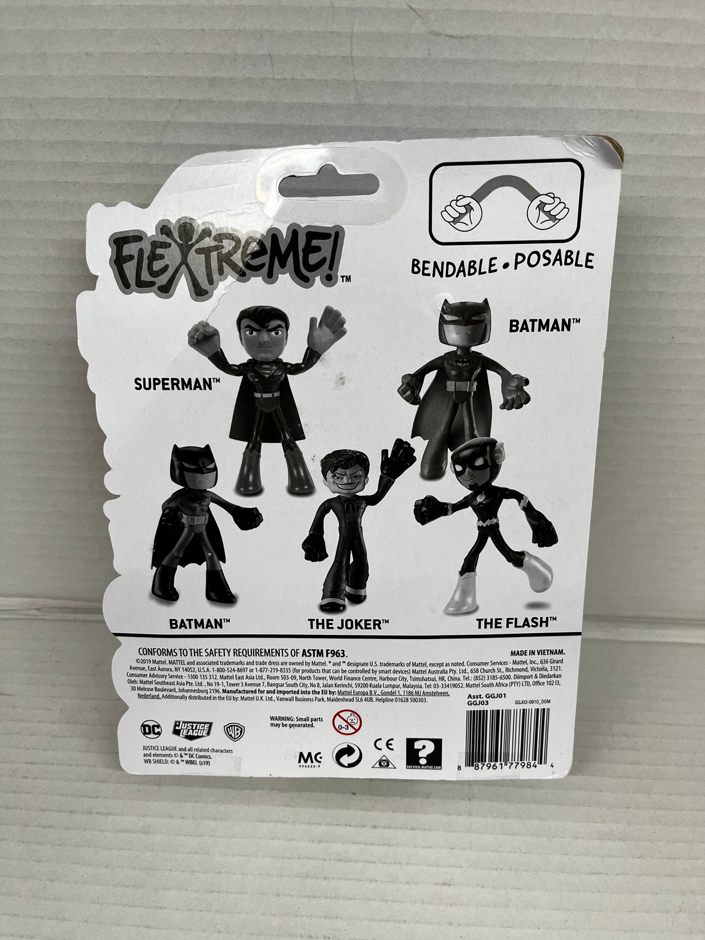DC Justice League Flextreme FLASH Bendable 7” Action Figure RARE New In Package