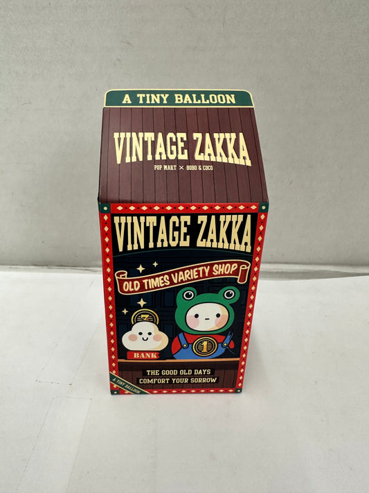 POP MART BOBO&COCO Vintage ZAKKA  Blind Box Doll Binary Action Figure Gift Toy