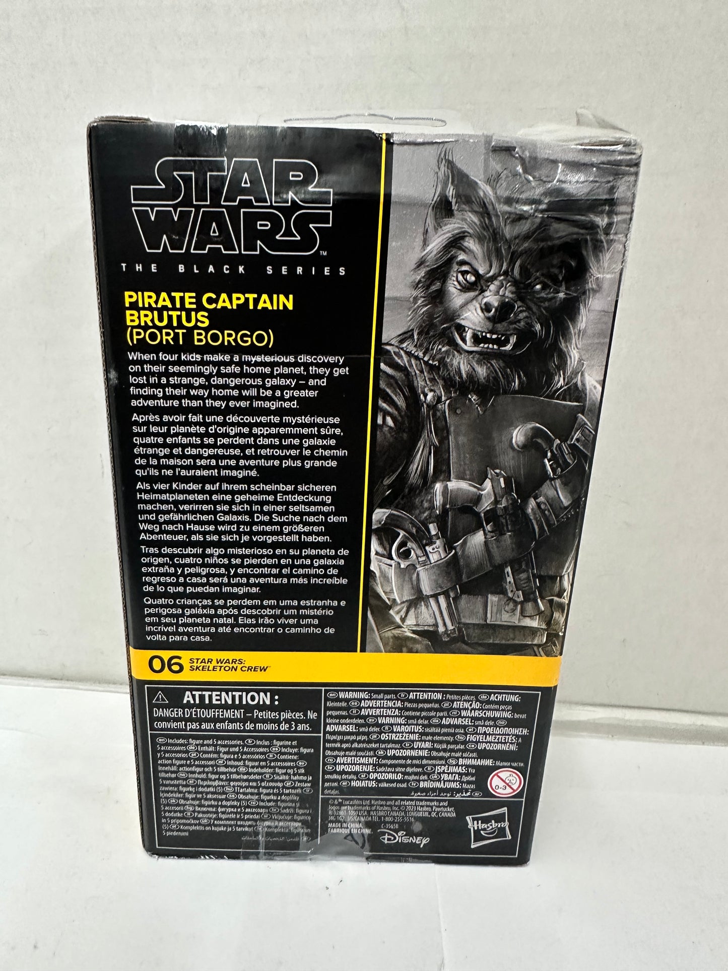 Star Wars The Black Series Pirate Captain Brutus Skeleton Crew 06 Action Figure