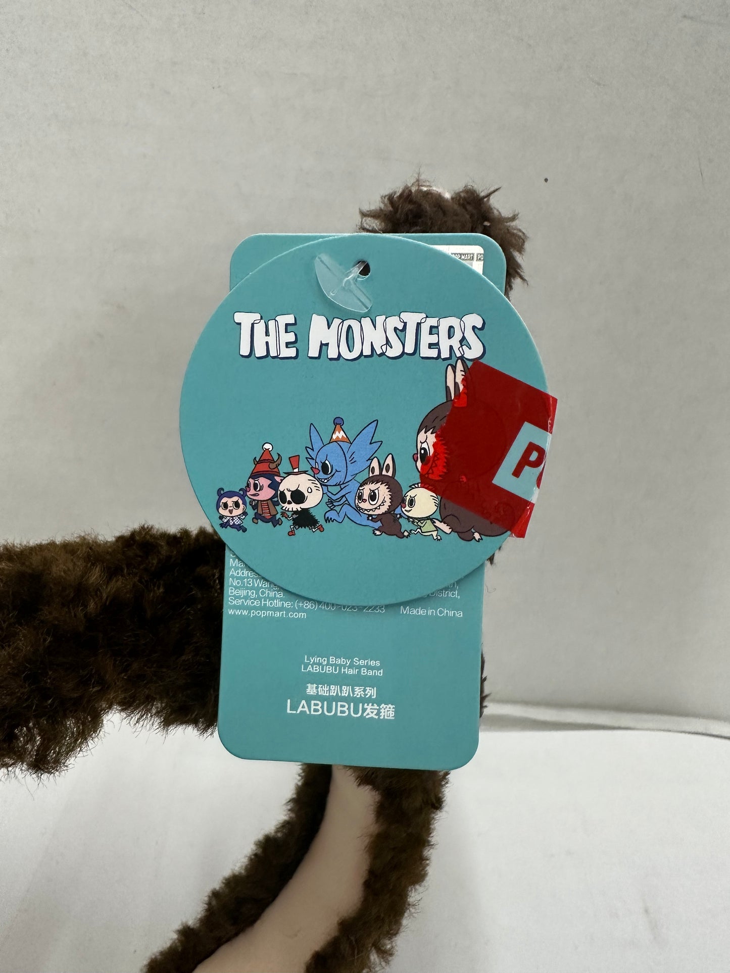 NEW Authentic - POP LAND - LABUBU - The Monsters Plush Hair Band Headband
