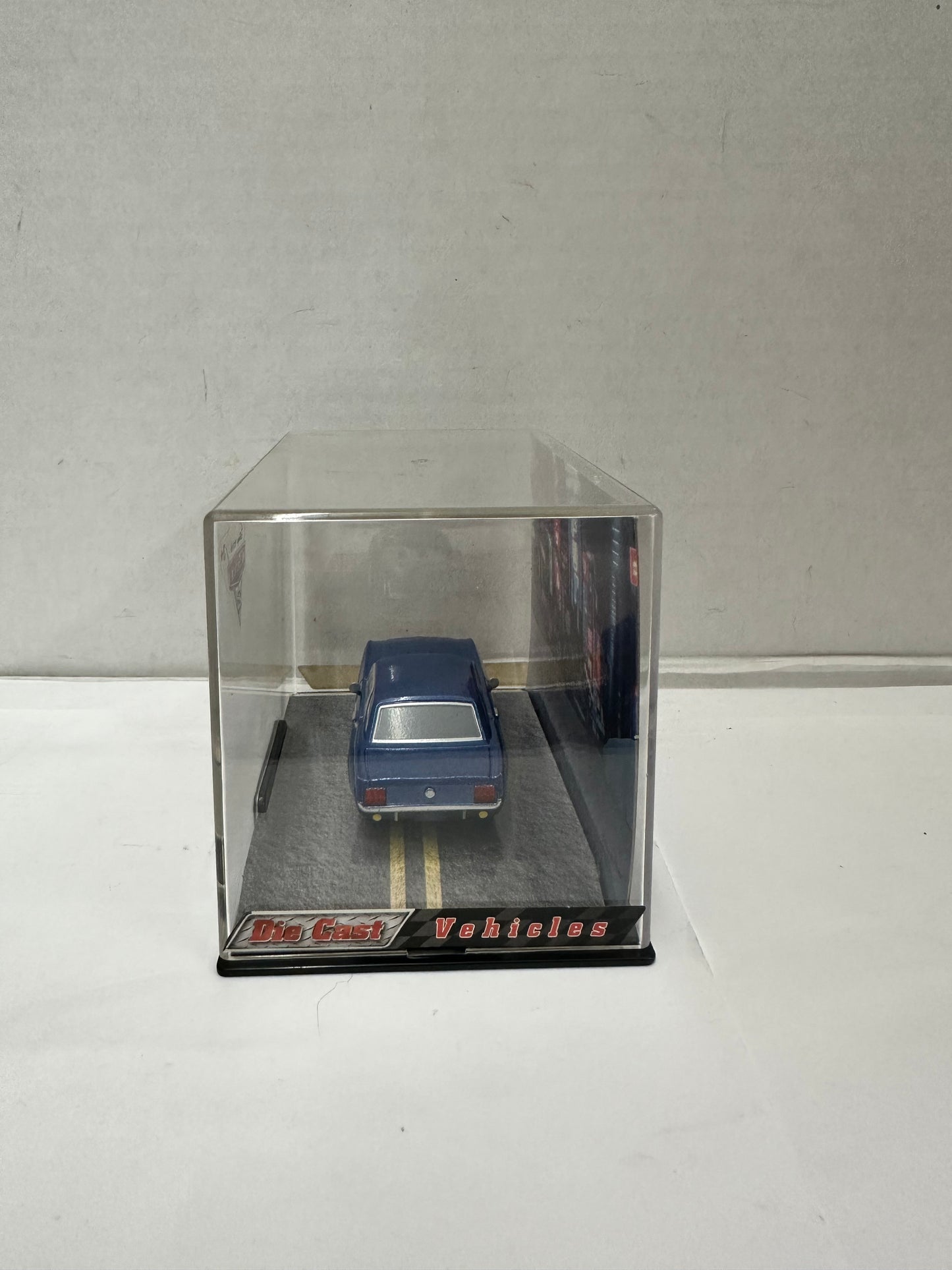 Disney Store Cars 2 Die Cast Acrylic Case Brent Mustangburger
